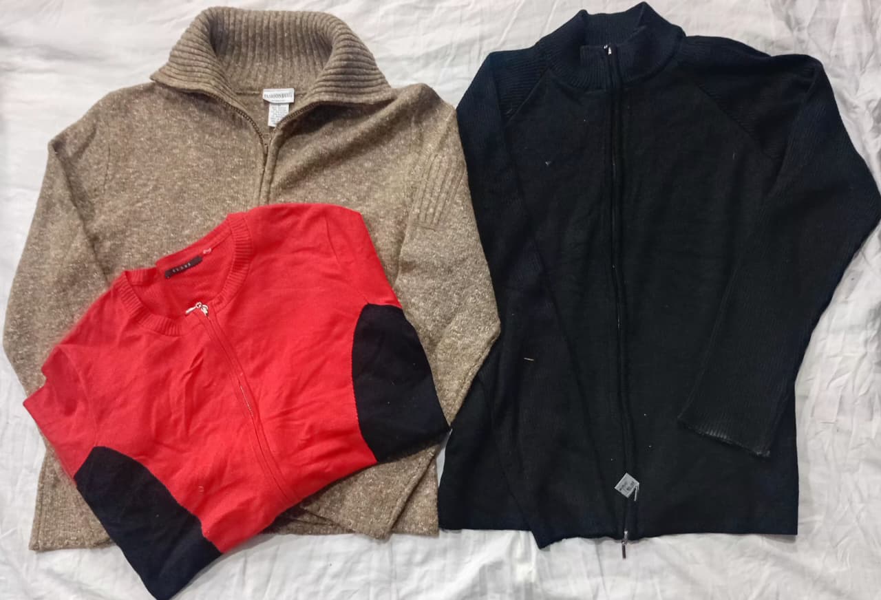 CR6149 Y2K Pulls à double zip