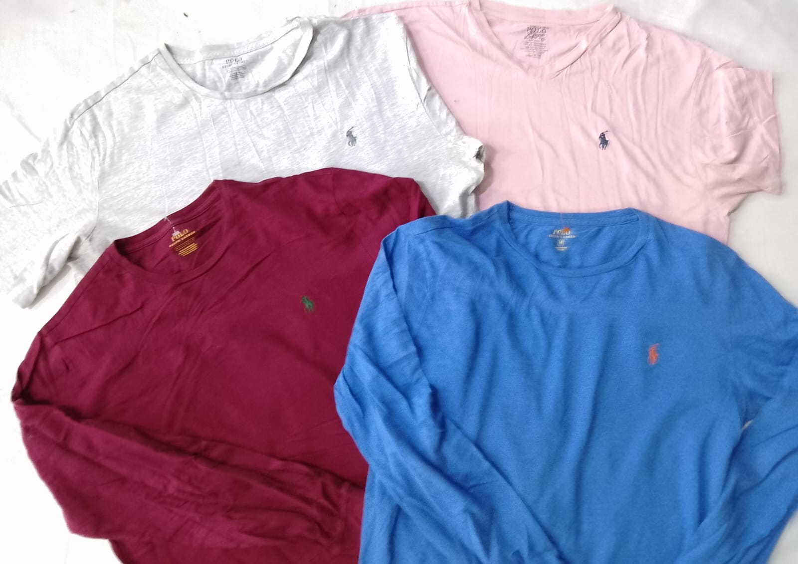 CR6155 Vintage Polo Round Neck T-Shirts