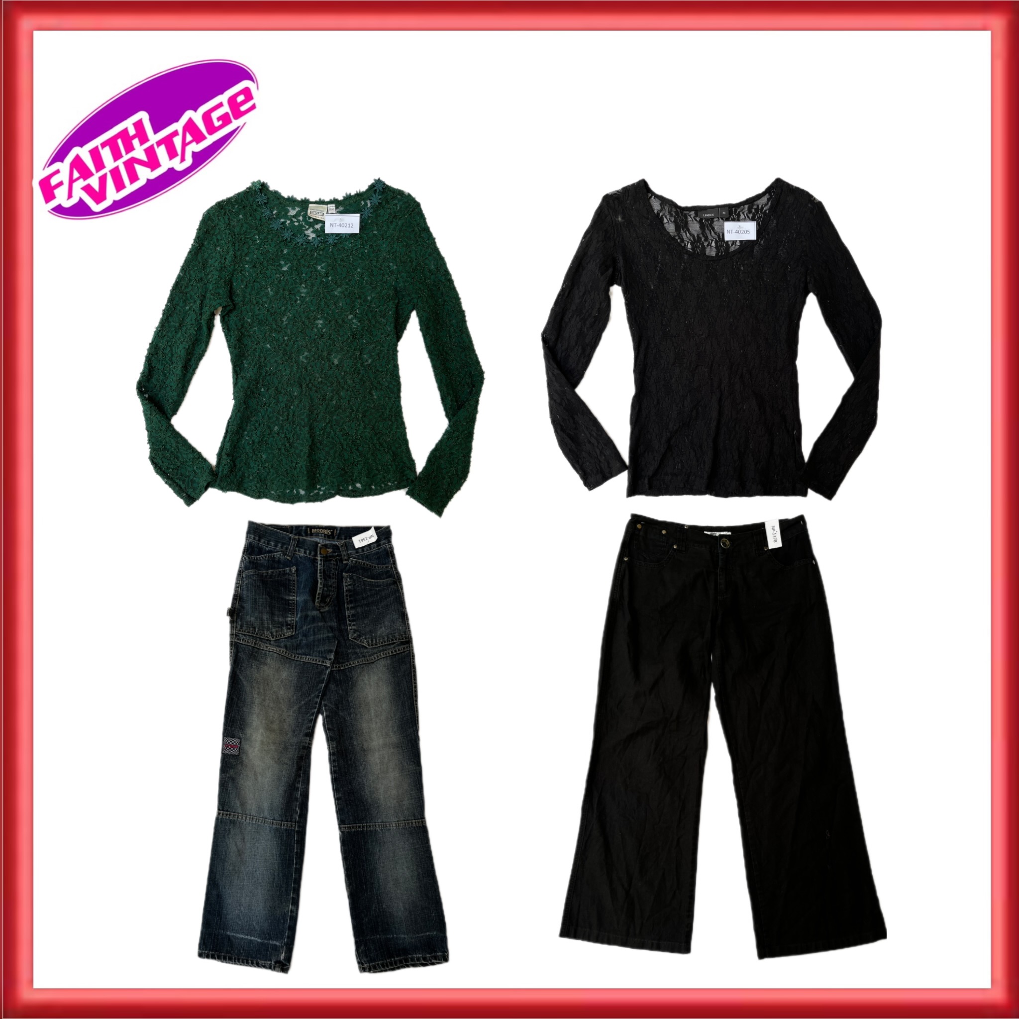 Ensemble Haut Fashion Fudle et Bas Jean (FV-456)