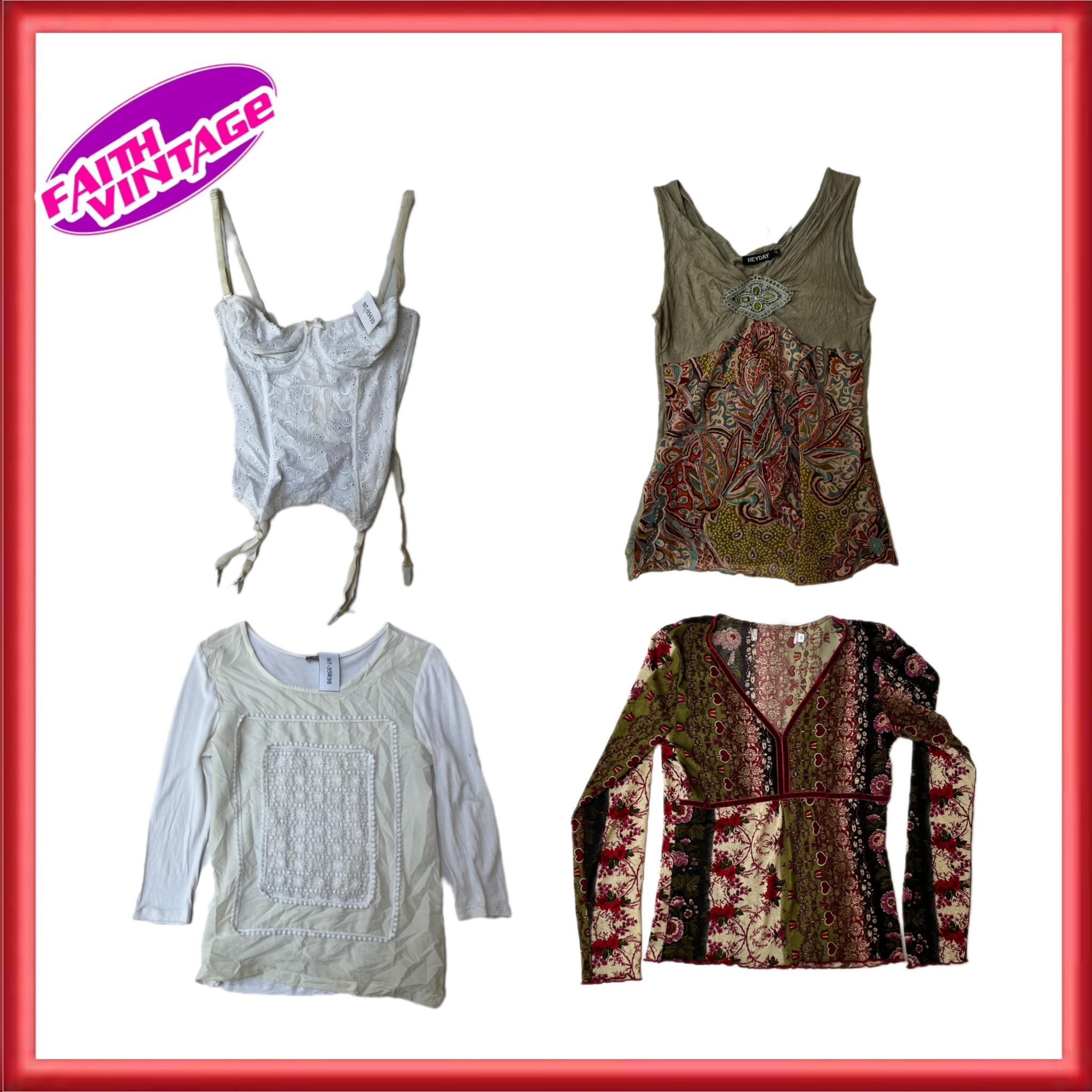 Bunziz Style Tops Jupes et Robes Mix Bundle (FV-458)