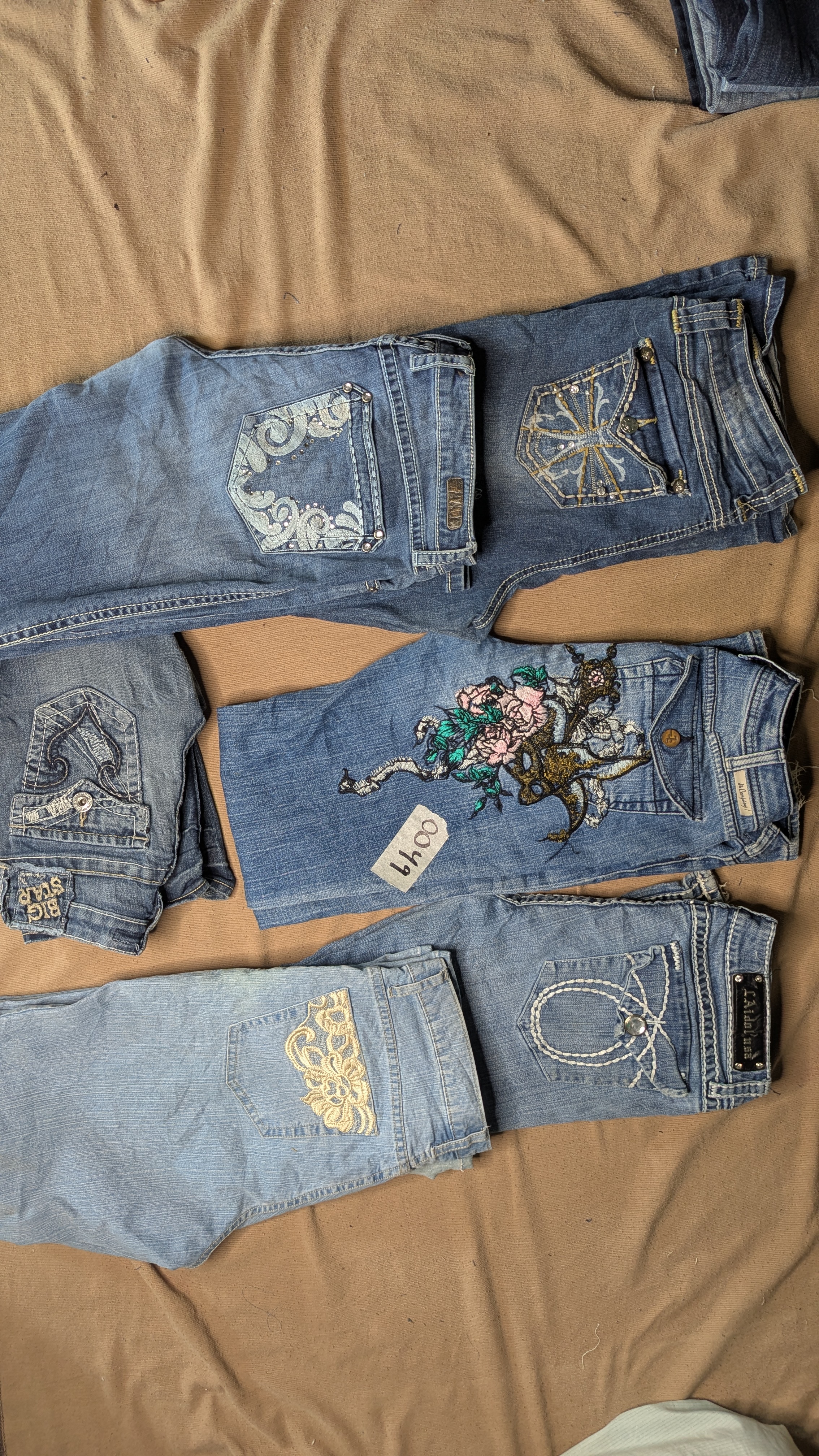 Jeans évasés Y2K pour femmes