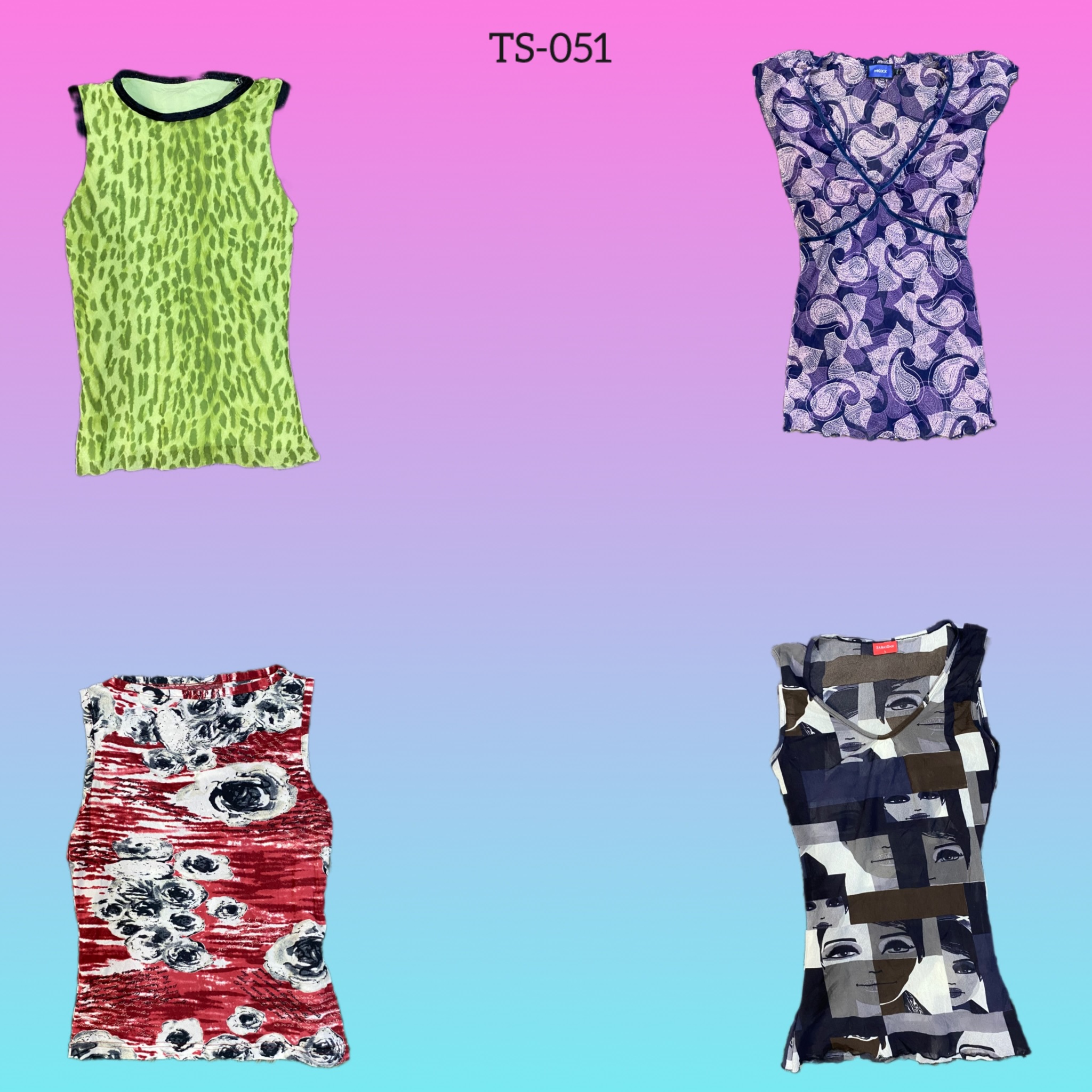 Y2K Forest Bibe Camisole (TS-051)