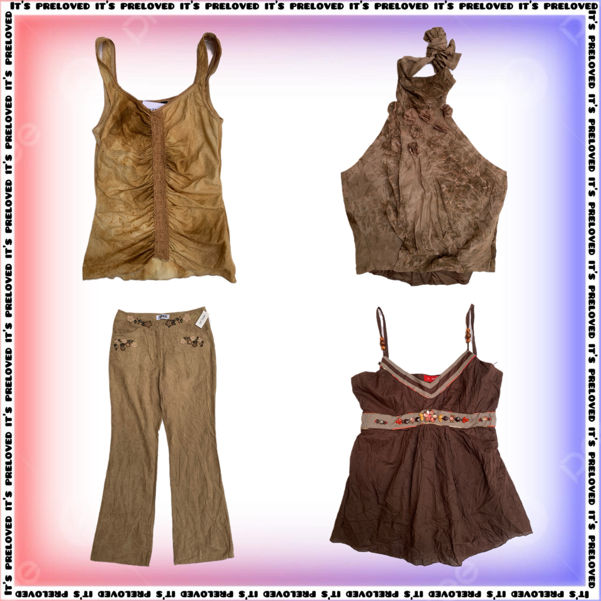 Desert Dune-Boho Tops, jupes fluides, robes, tops asymétriques, camisoles (SS-1890)