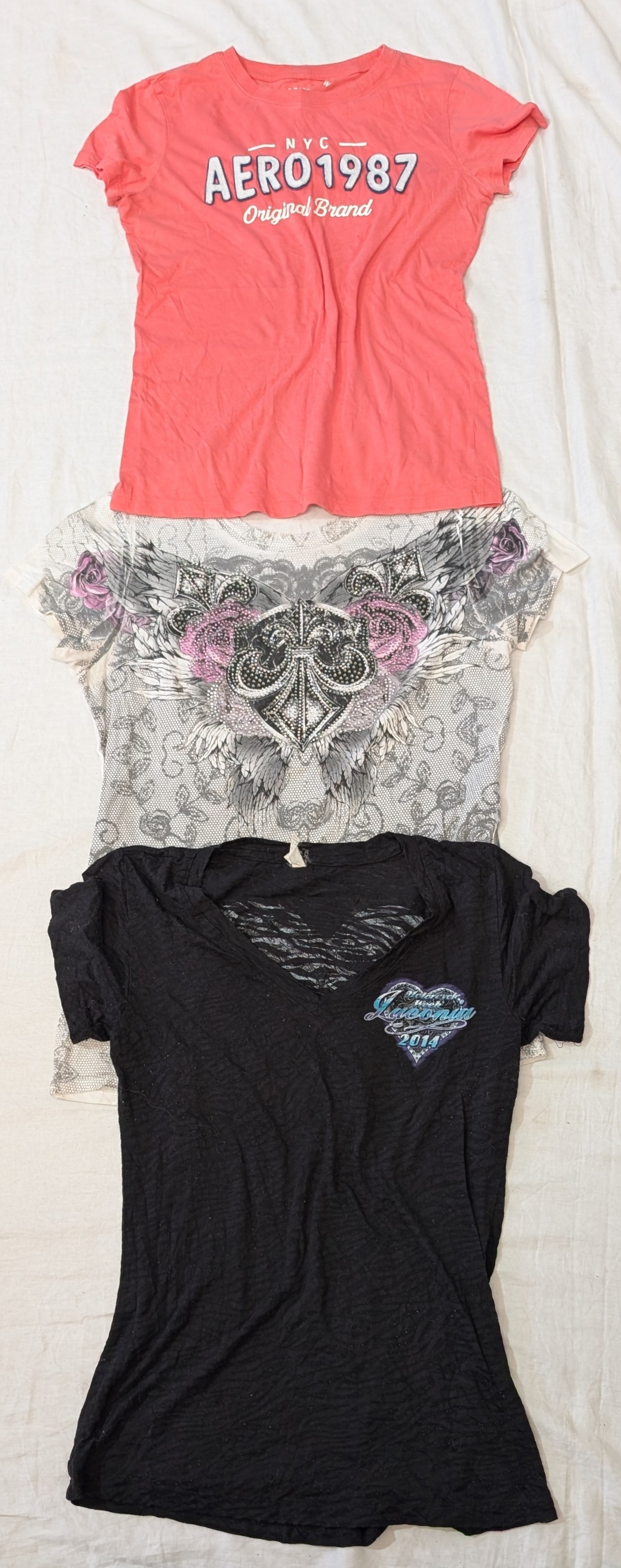 DESIGNER BABY TEE'S (Brands inculoaded) Day trip, True Religion,Tryst,etce