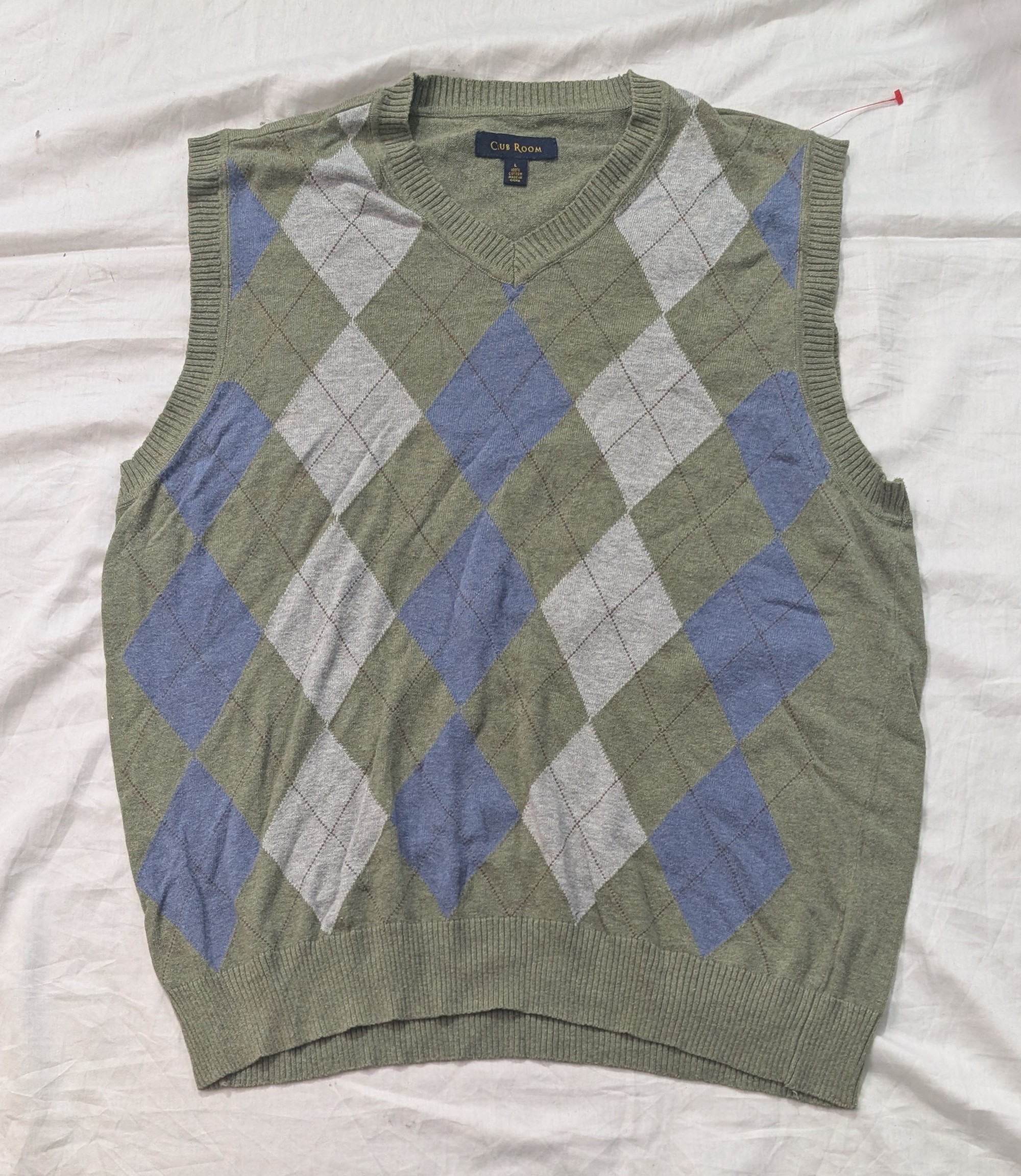 CHARCOAL PATTERN MENS KNIT WEAR
