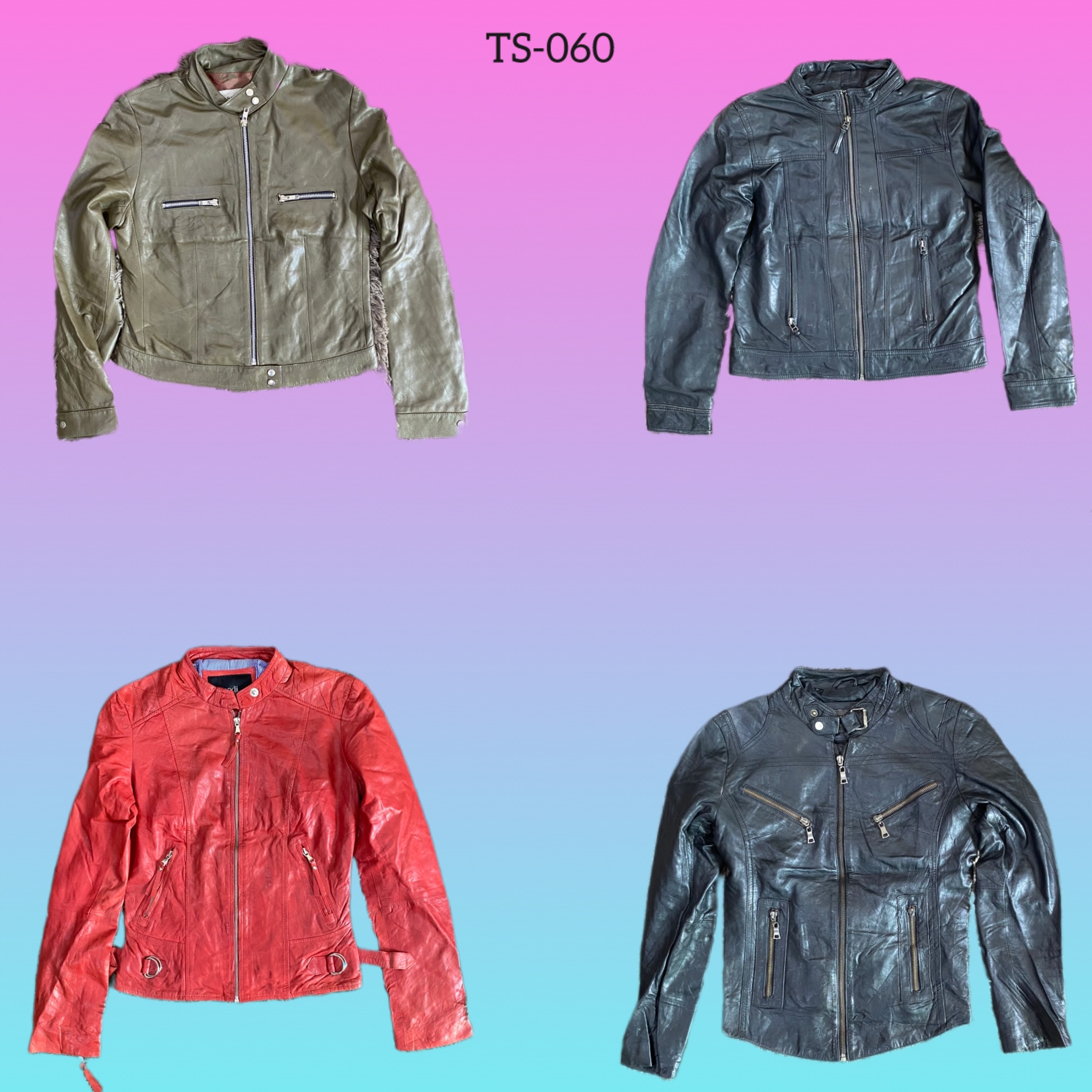 Y2K 90’s Cool leather jacket (TS-060)