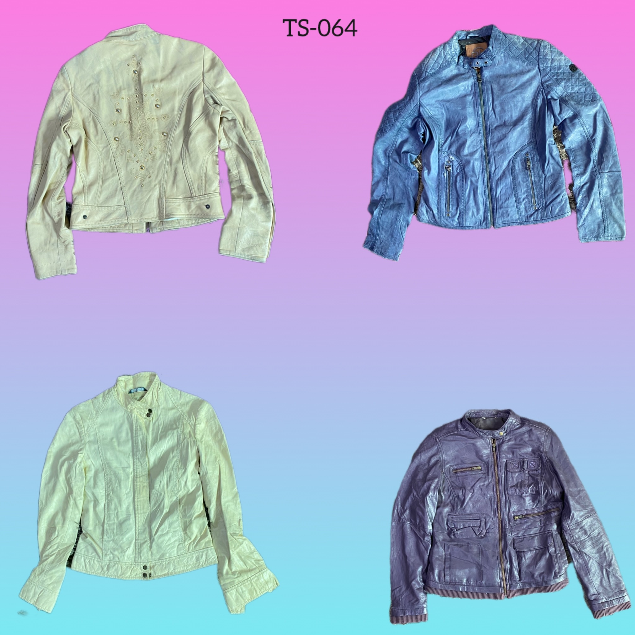 Y2K Lederjacke (TS-064)