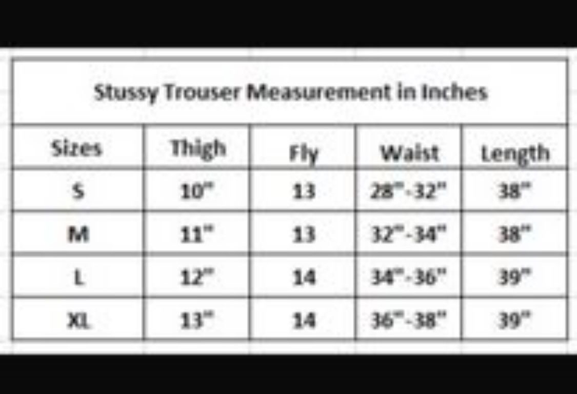 Stussy rework style sweatpants in all colours