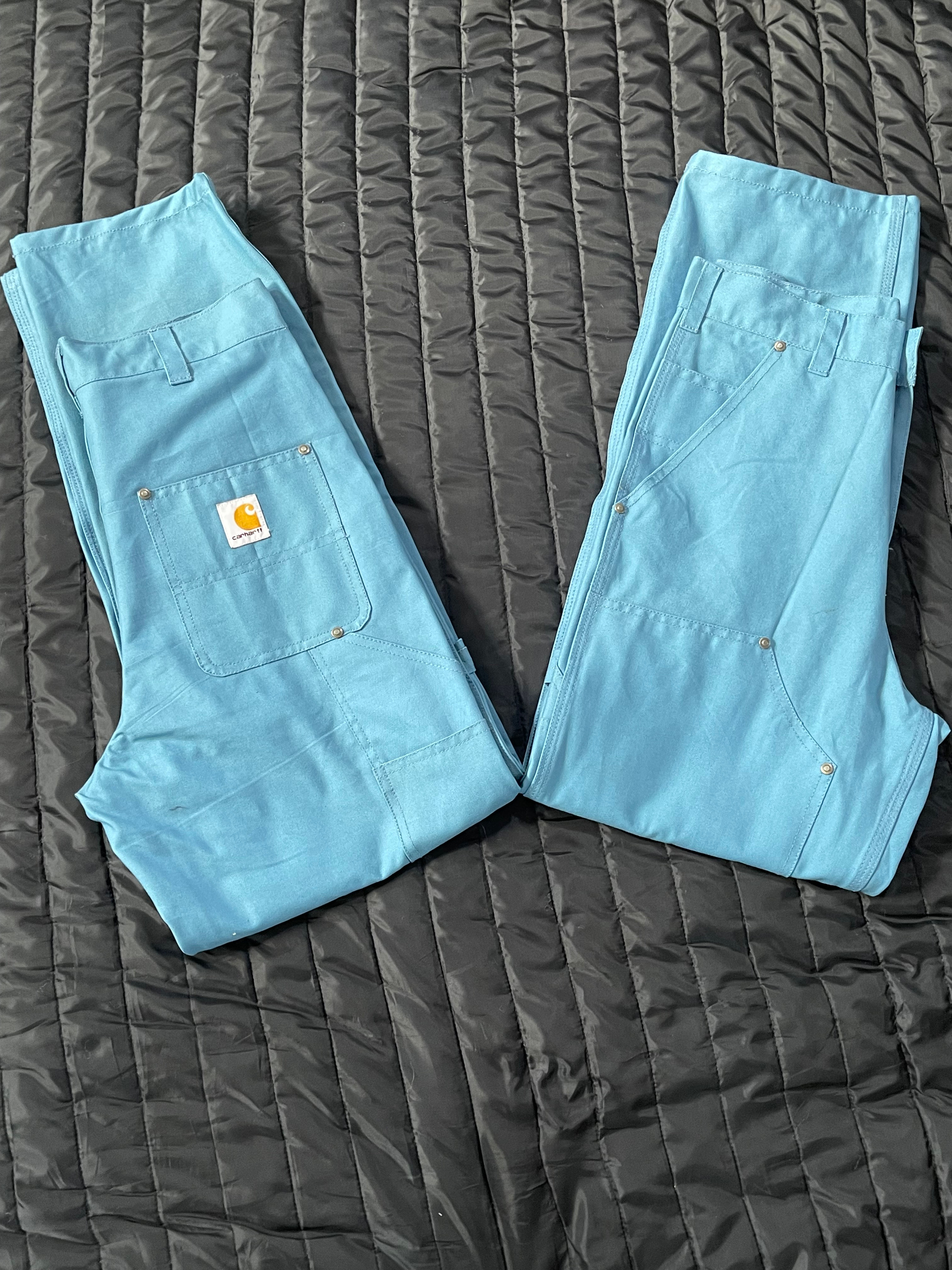 Carhartt rework style sky blue pant