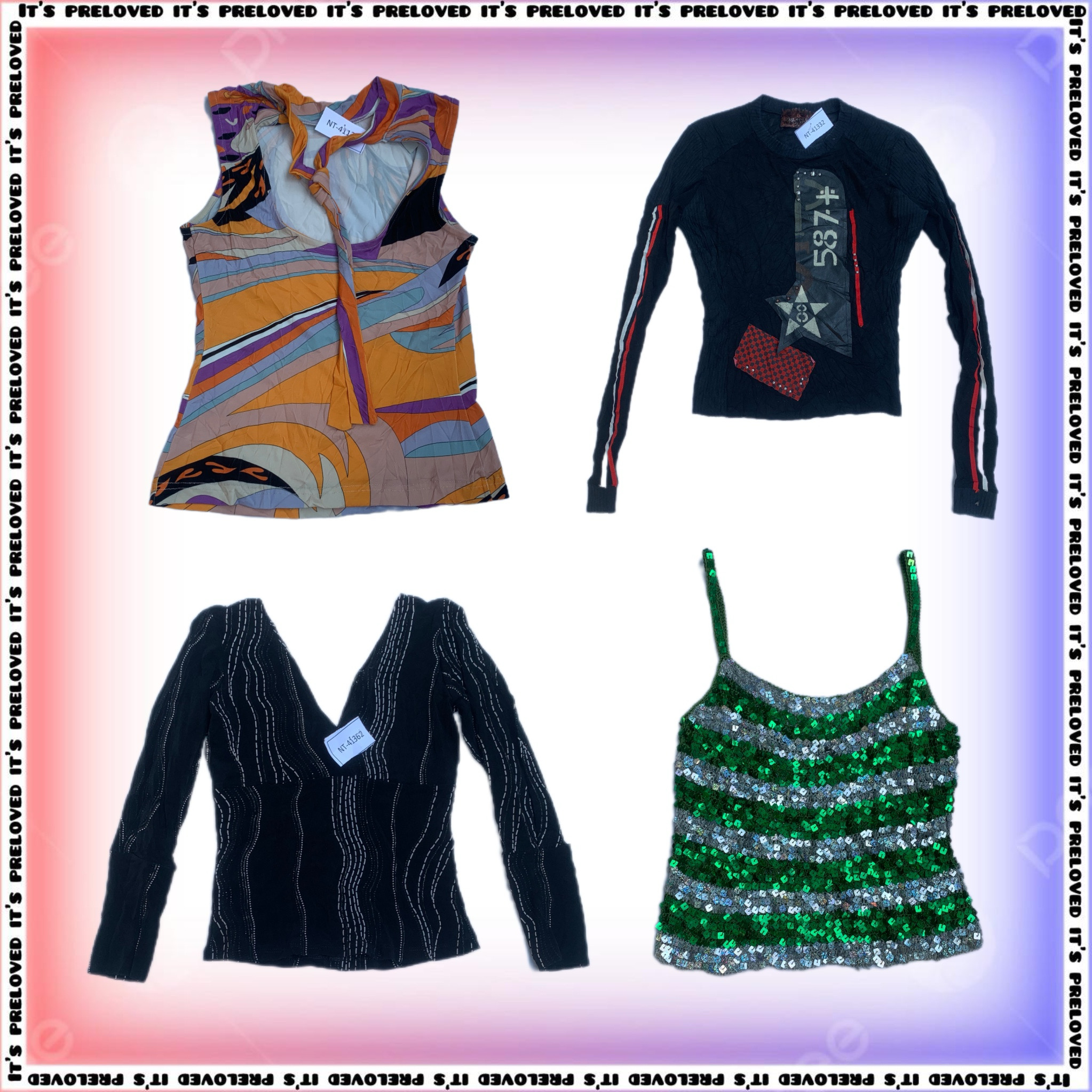 Ensemble de style nonchalant - tops, robes, jupes (SS-1906)
