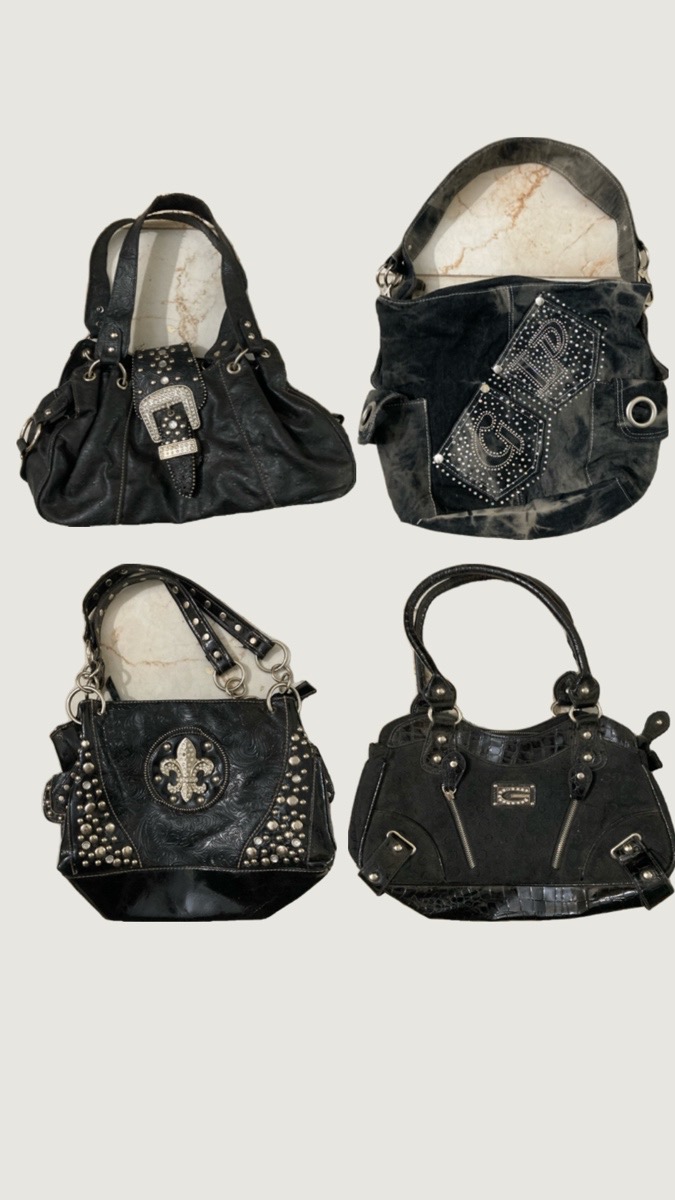 Sacs gothiques noirs Y2k