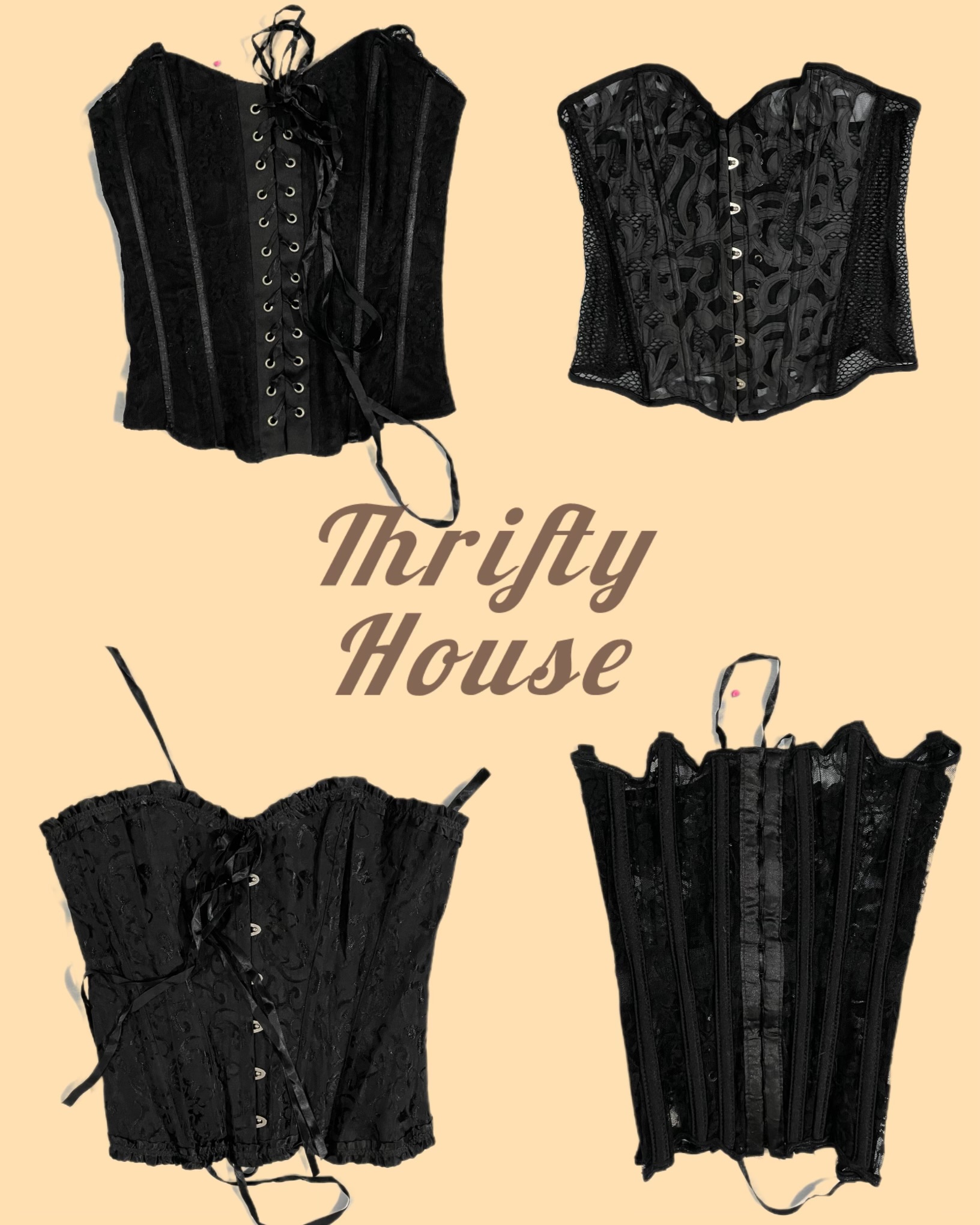 Y2k Gothic Corsets(TH/166)