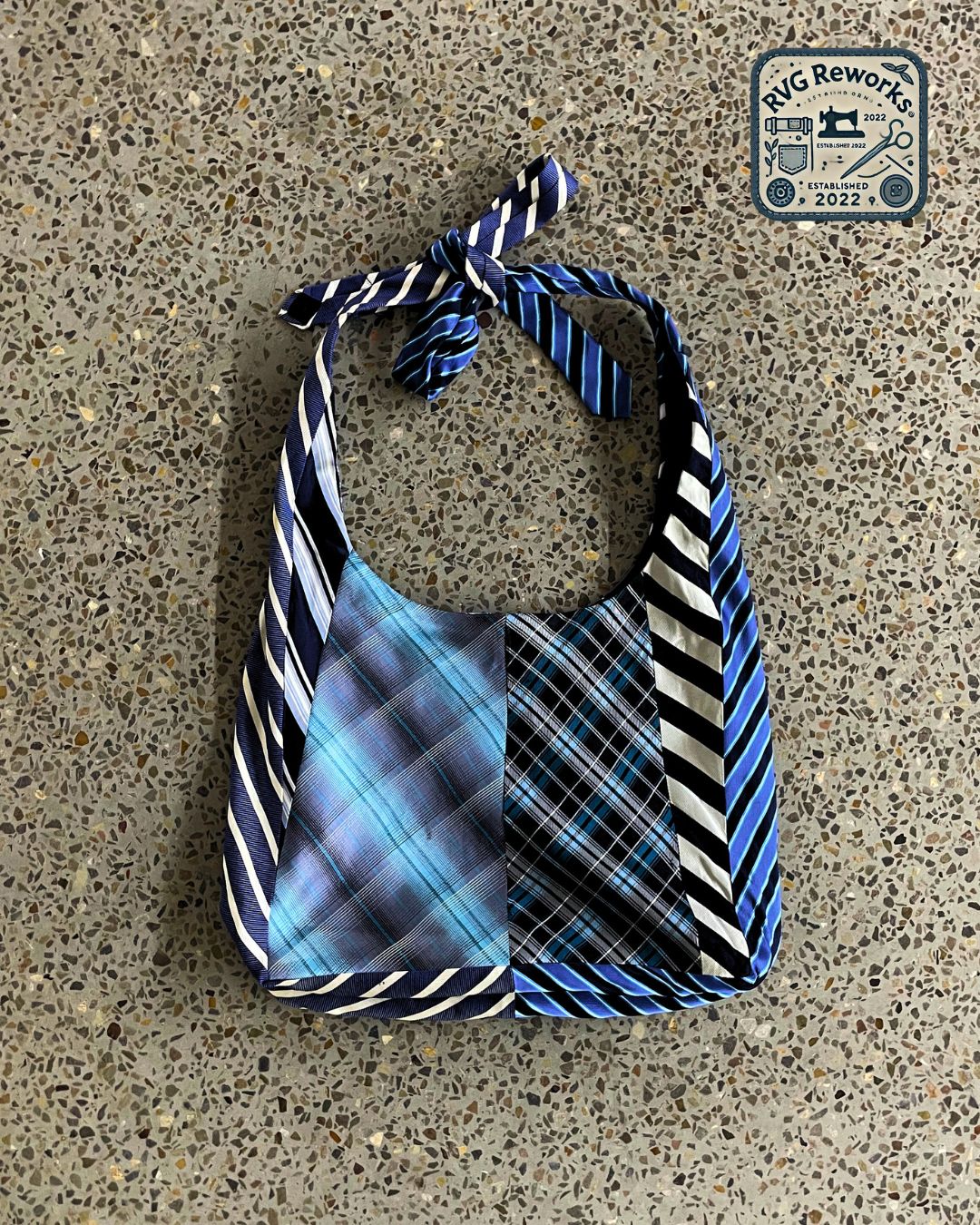 Upcycled Tie Knot Bag