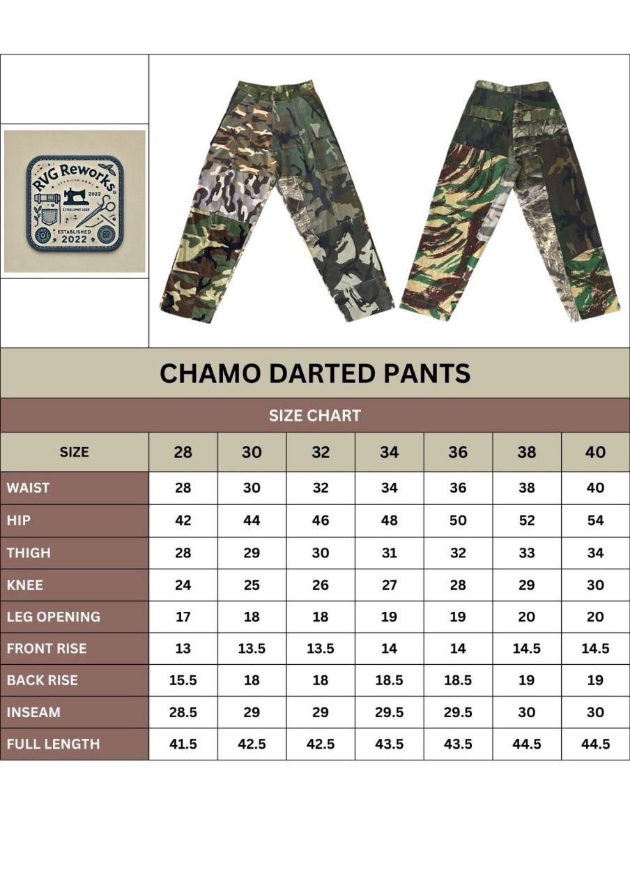 Upcycled Multi-Camo Patchwork Pants