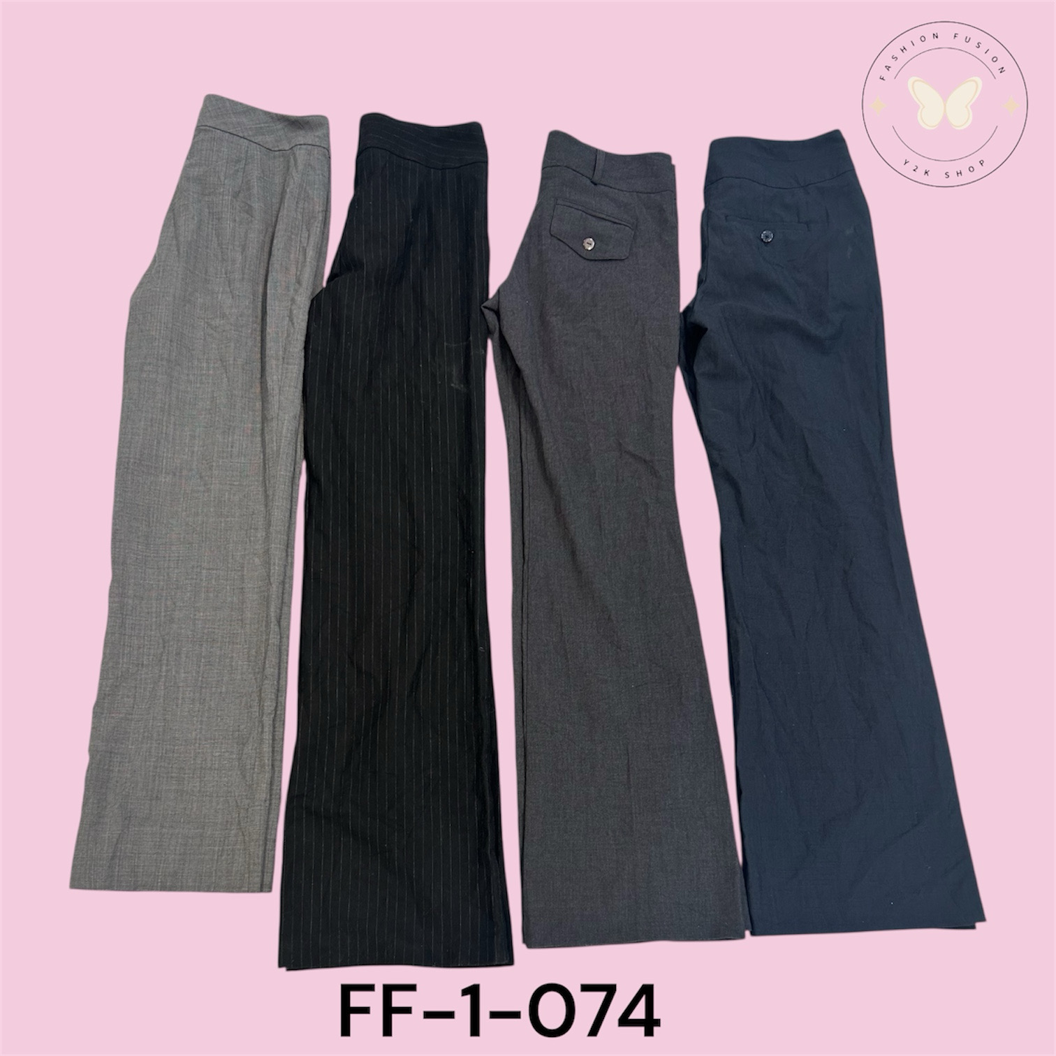 Men’s Poly Cotton Pants – Regular Fit, Comfortable Daily Wear (FF-1-74)