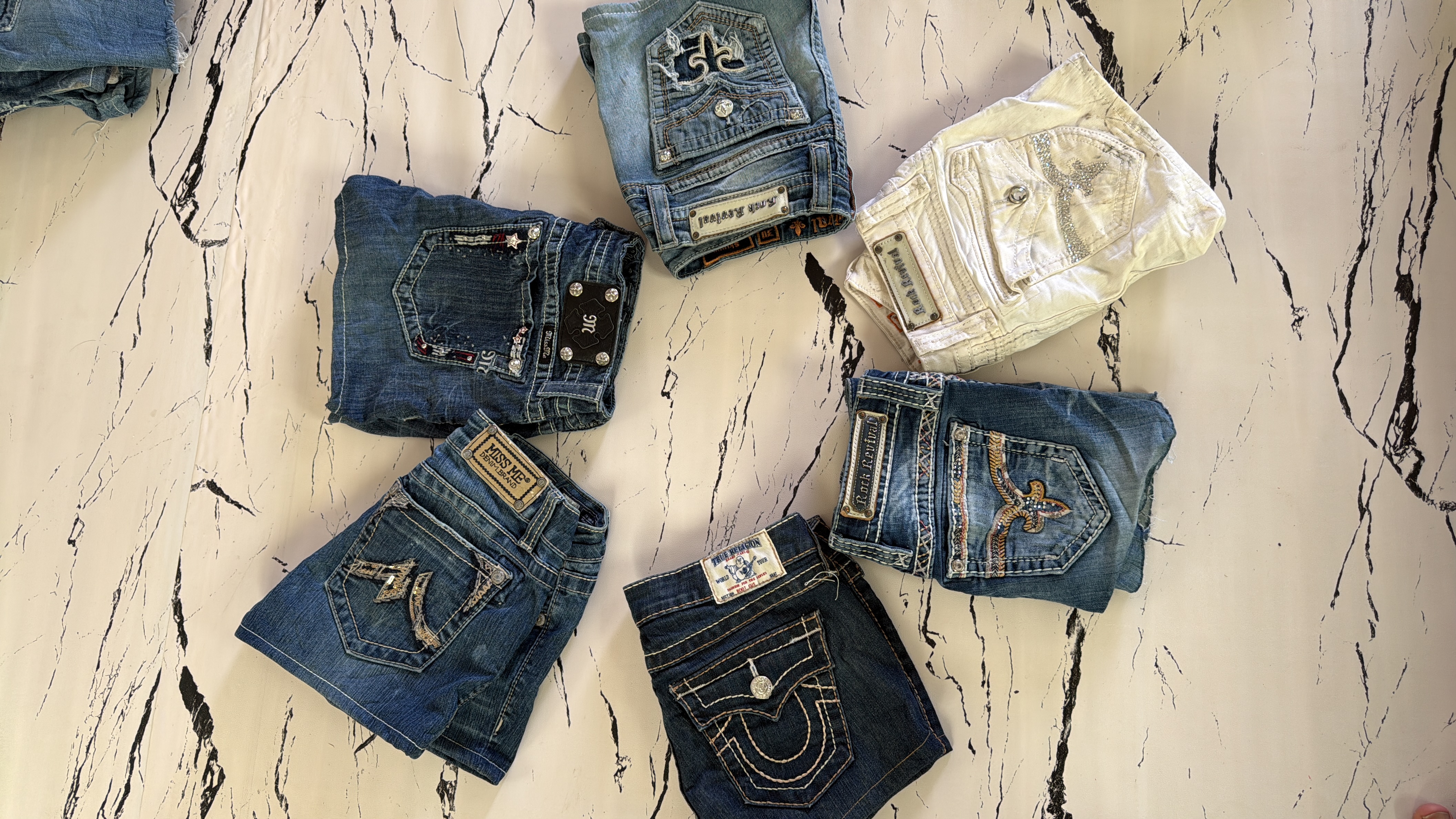 Shorts micro mini Miss me rock revival true and true religion ID 12