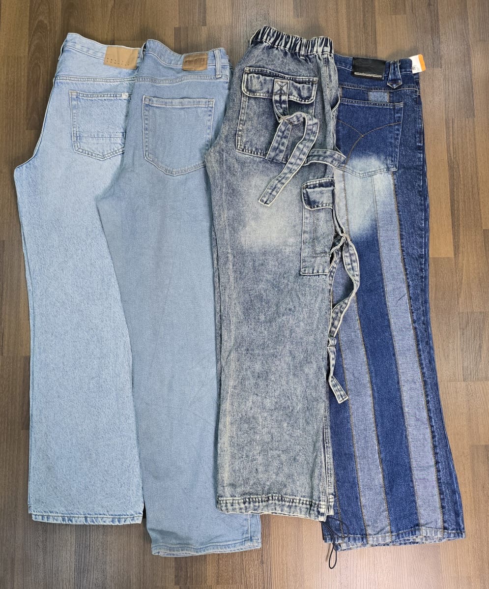 AV-0814 Jeans baggy non marqués