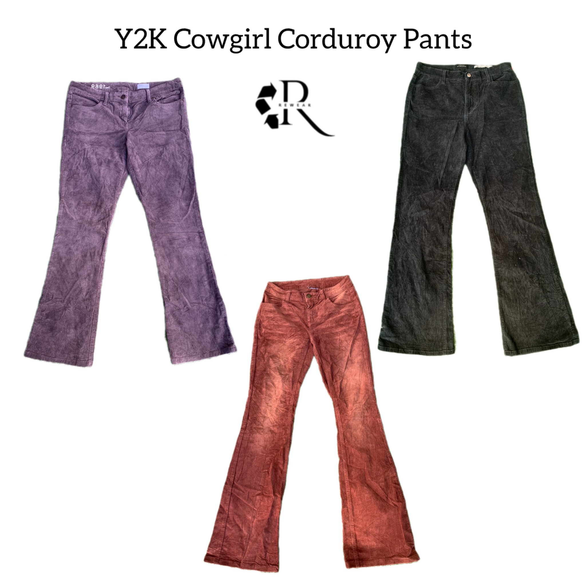 Y2K Cool Girl Corduroy Pants RW-1519