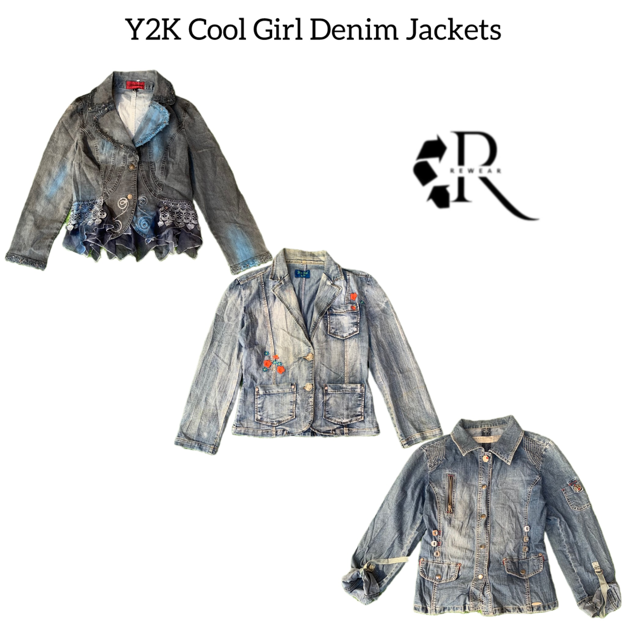 Y2k Cool Girl Denim Jackets RW -1520