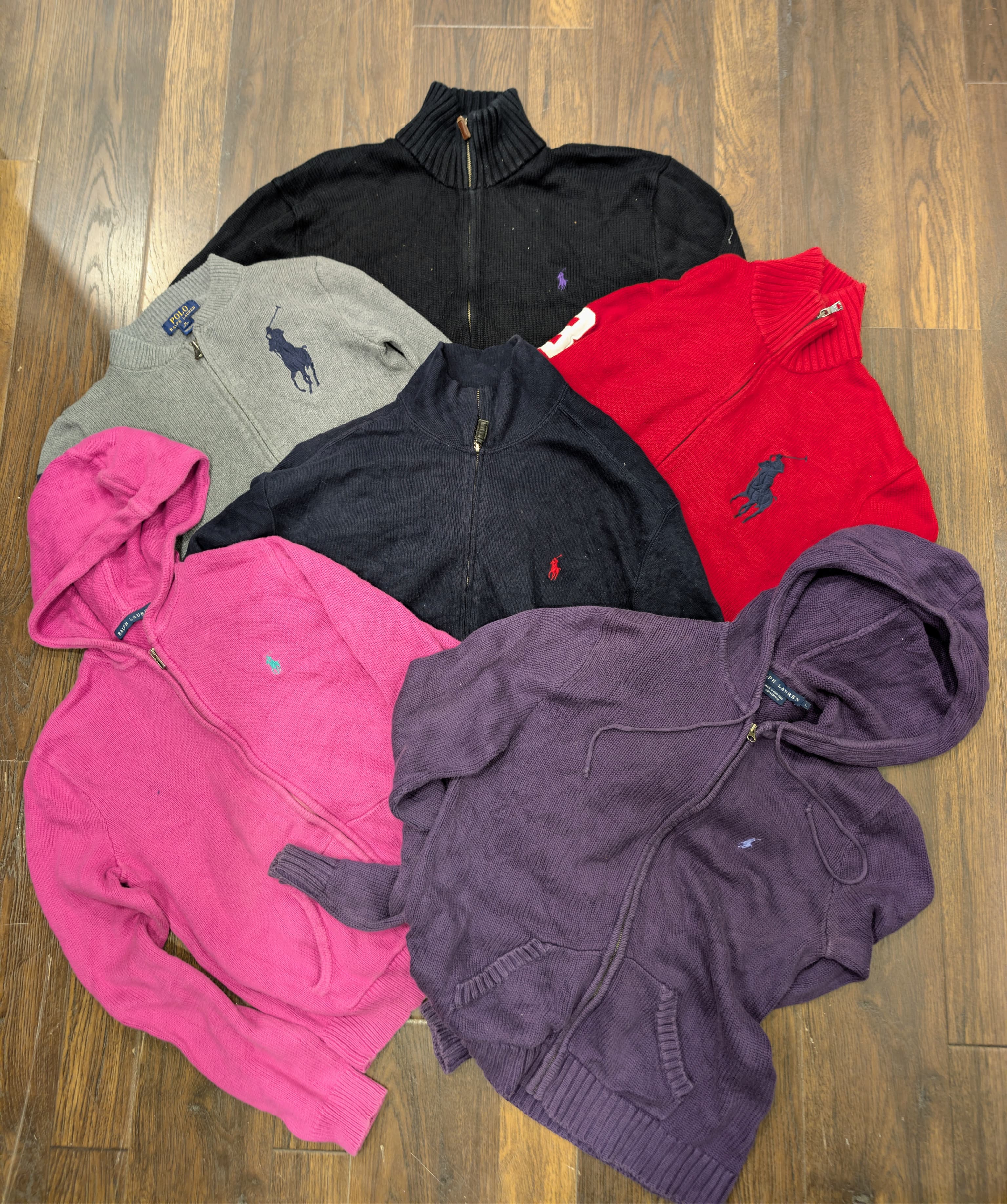 Polo Ralph Lauren Full-Zip Hoodie Bundle (Resale Ready)