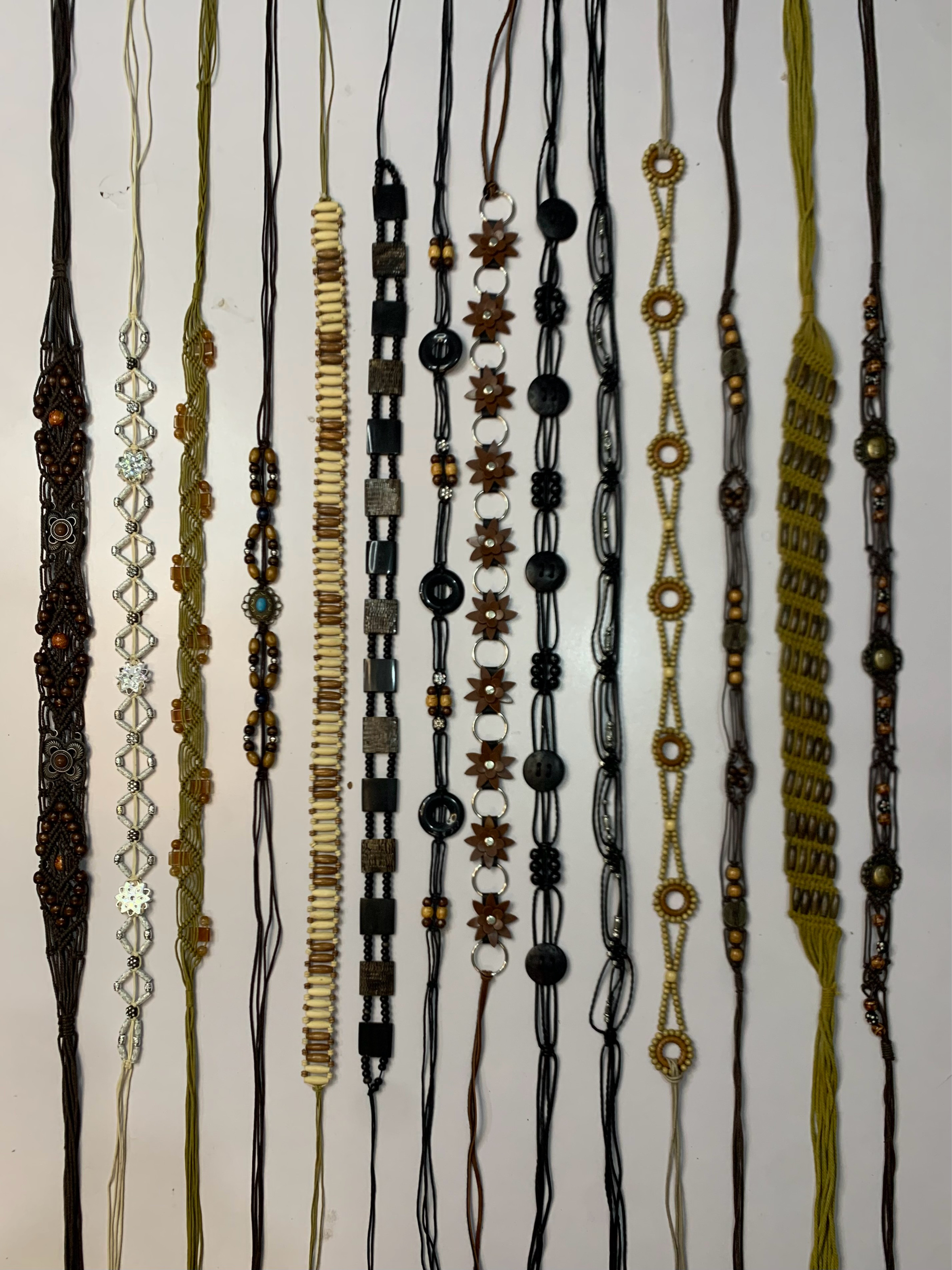 Y2K Bohemian Tie Around Belts