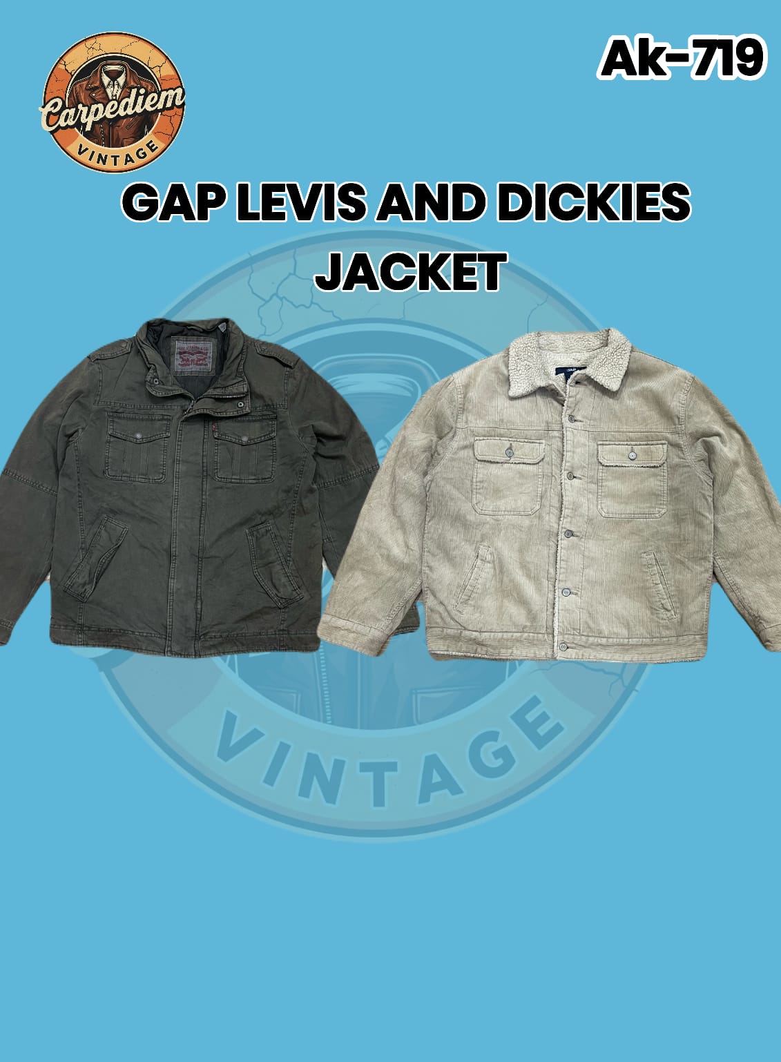 Gap Levis and Dickies Jacket Ak-719