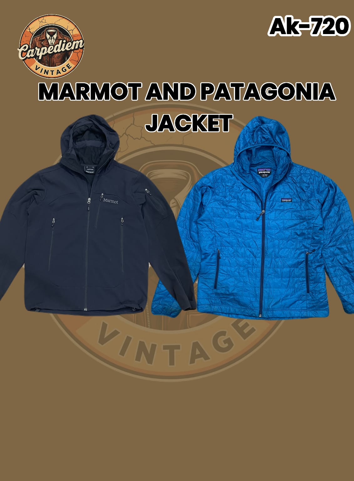 Marmot et Patagonia Veste Ak-720