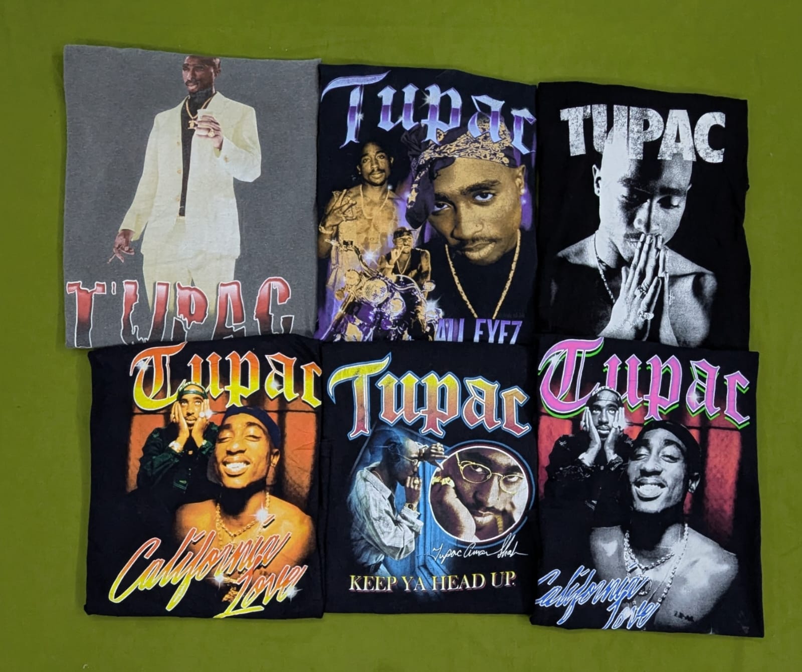 RV1968 Tupac Band Tshirts