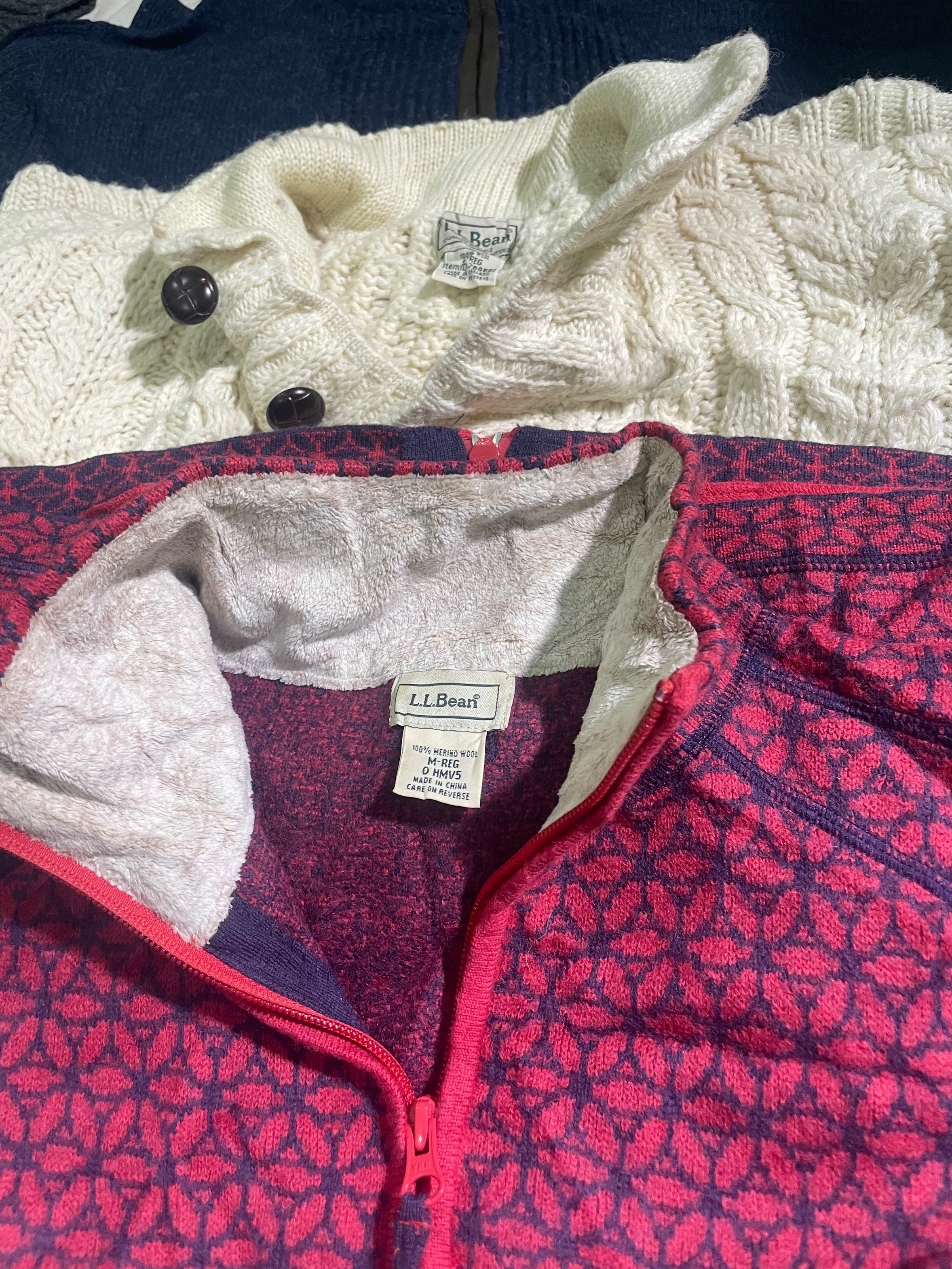 L L Bean Wool Sweaters