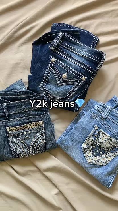 Y2K Embalished Jeans