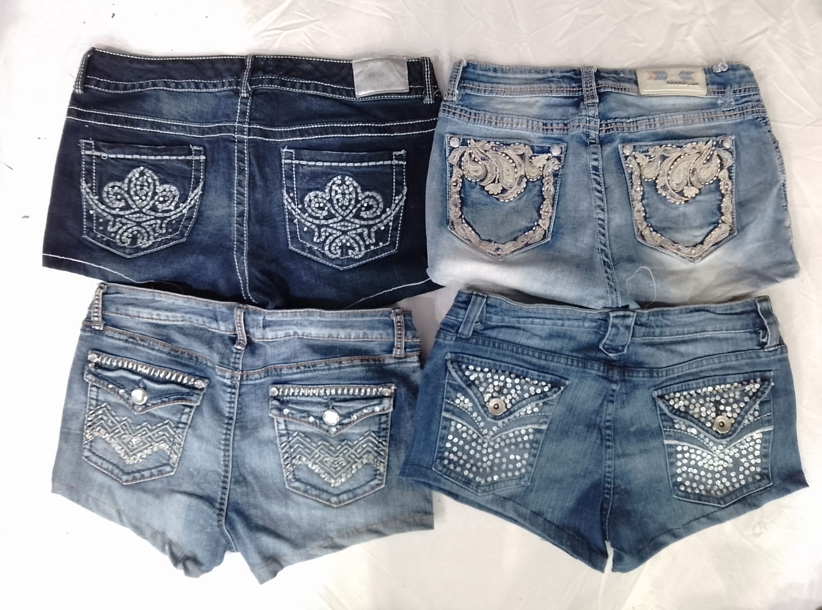 CR6192 Upcycle Y2K Shorts
