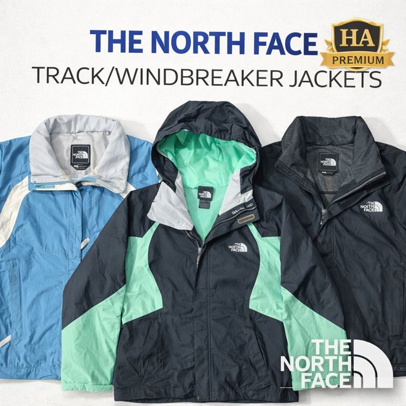 The North Face/ TNF Windbreaker Track jackets