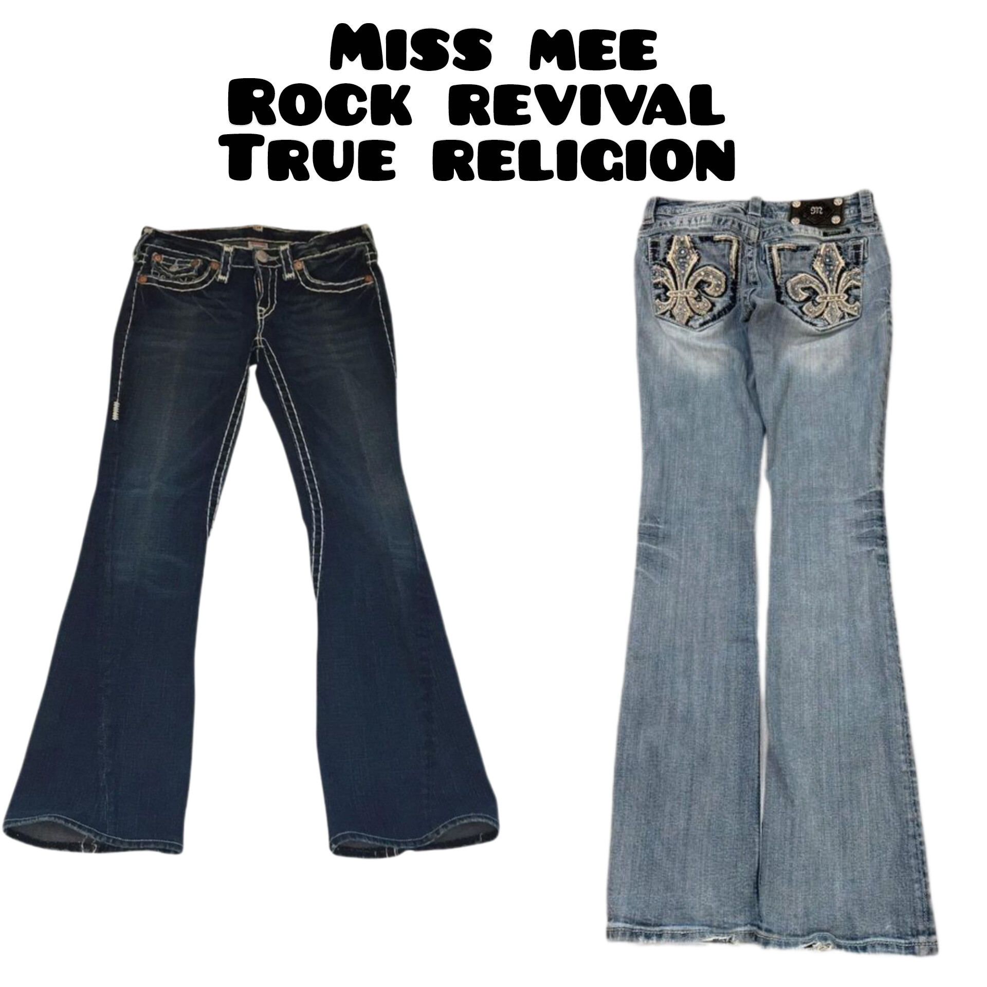 Mix jeans (Miss Me, Rock Revival, True Religion)