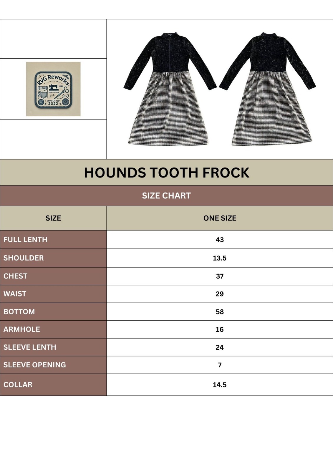 Upcycled Tweed Frock