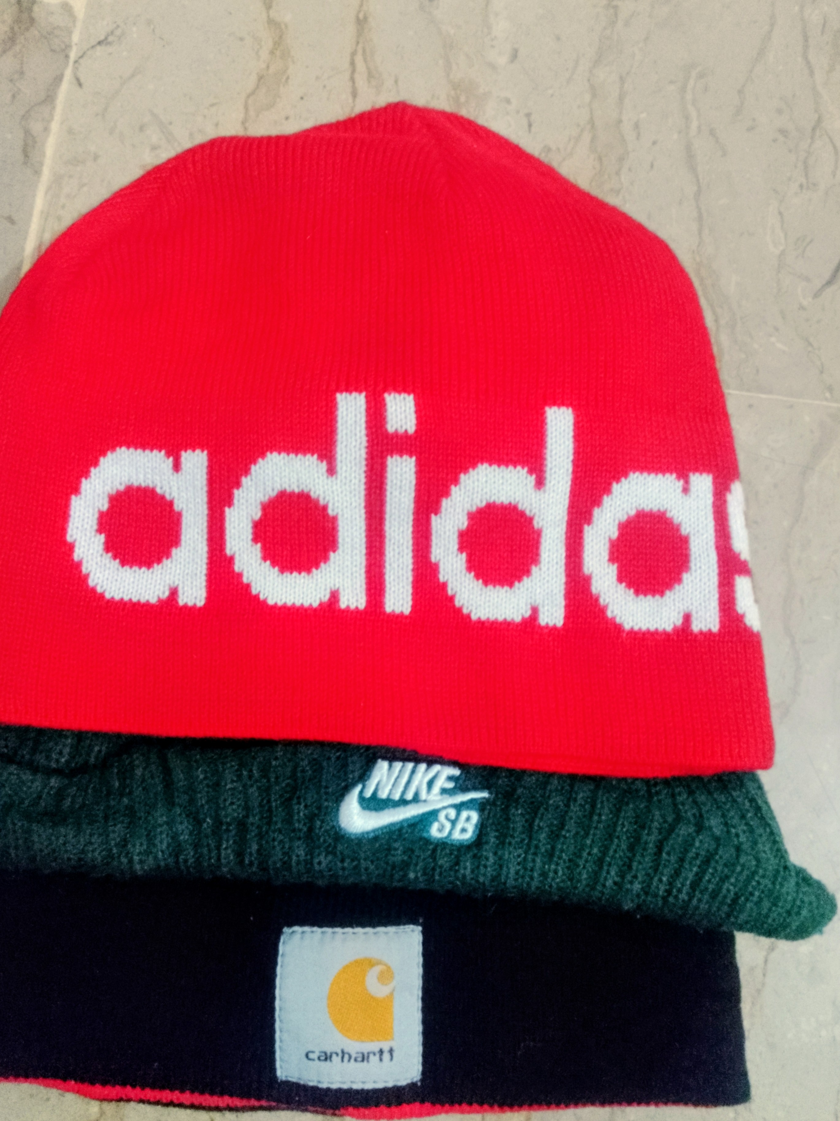 5 pcs Carhartt Adidas Nike beanies