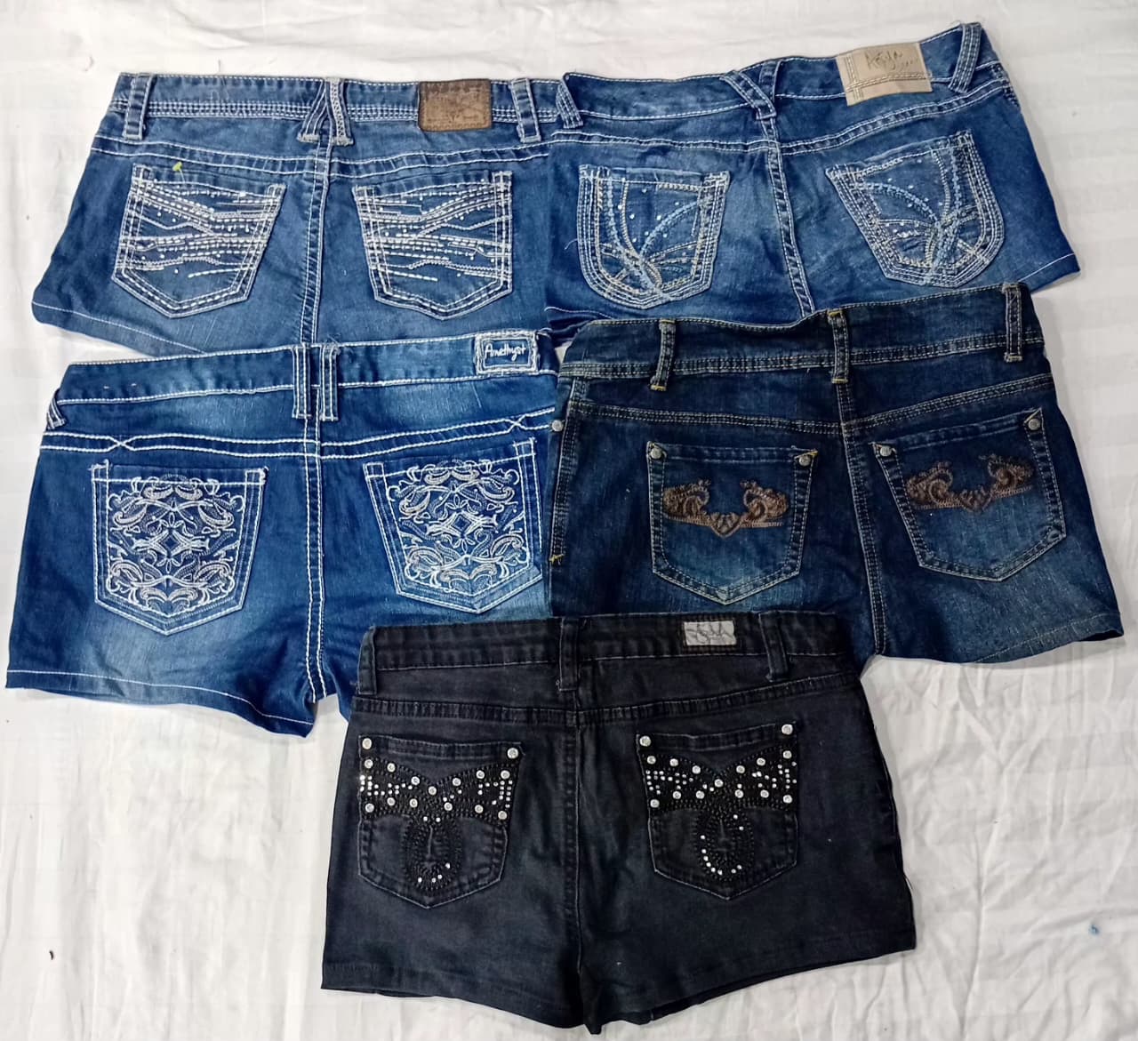 CR6217 Upcycled Y2K Shorts