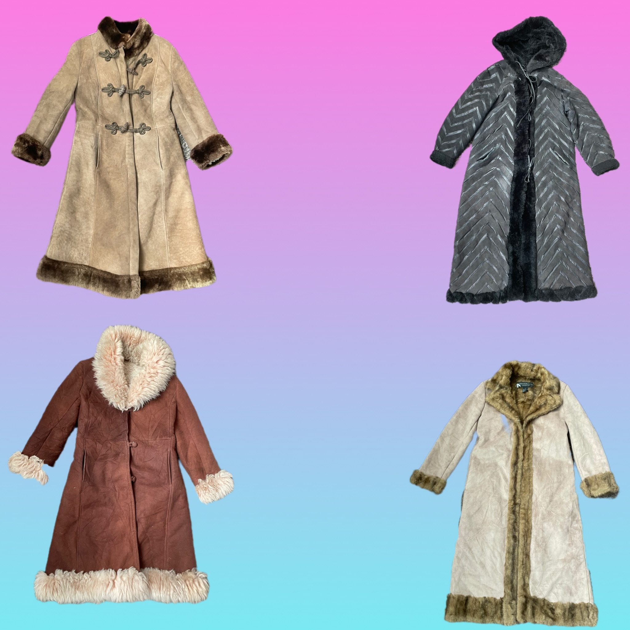Y2K Afghan coat (TS-093)