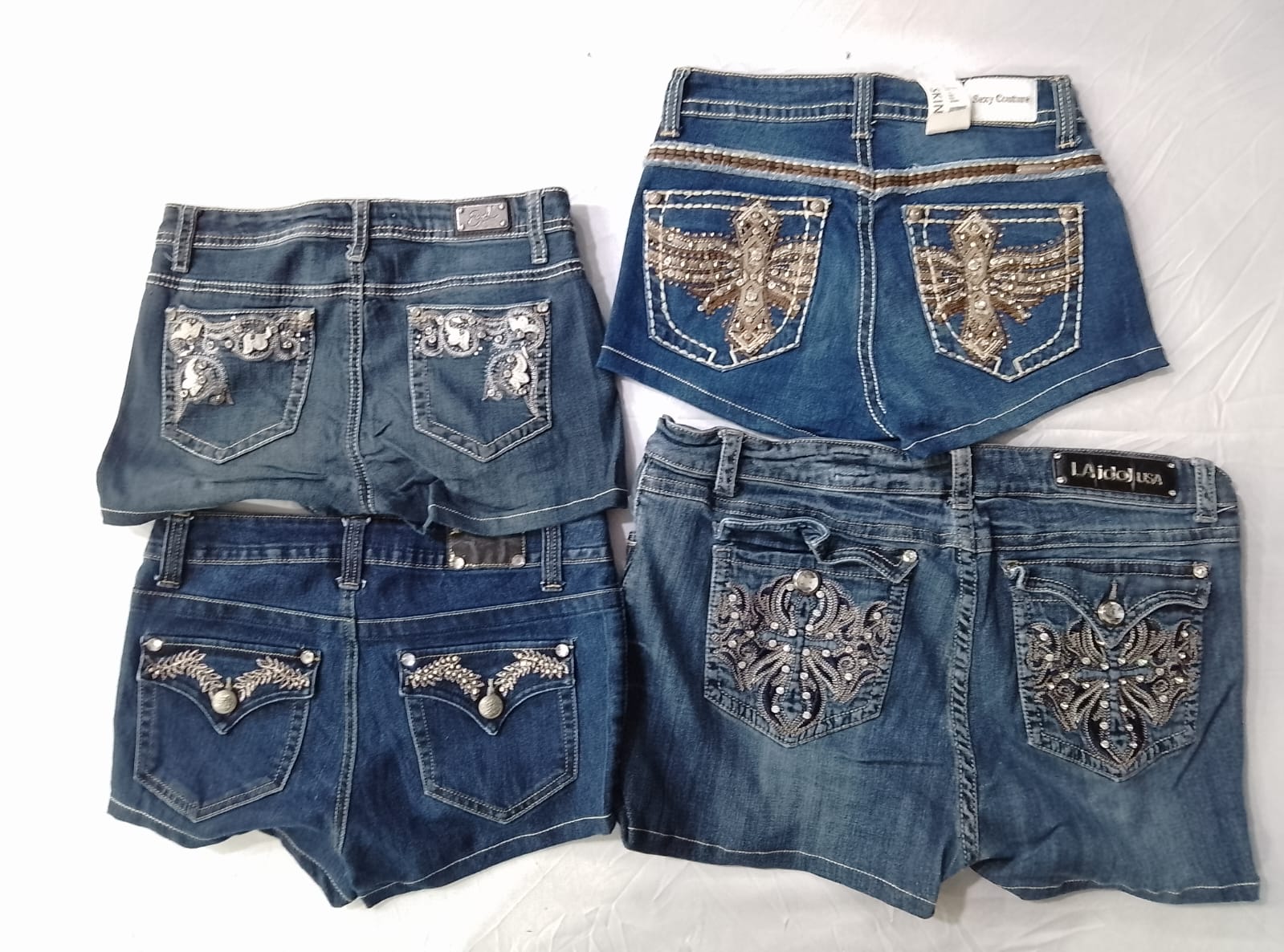 CR6221 Upcycled Y2K Shorts