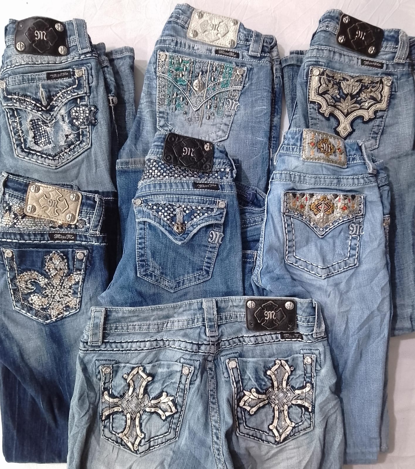 CR6223  Miss Me Flare Straight Jeans