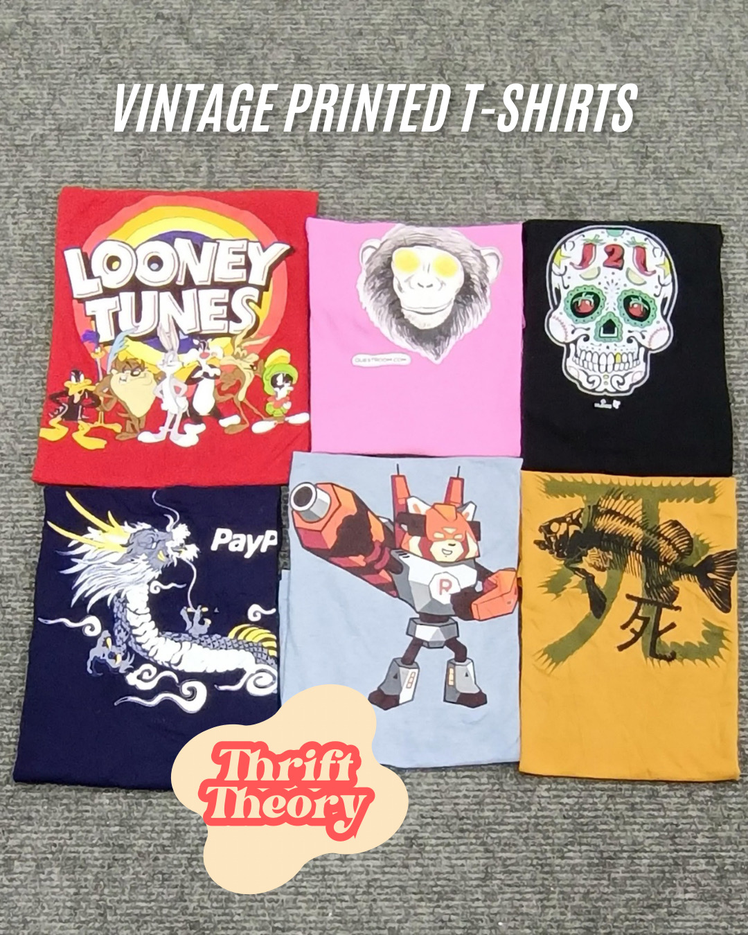 Vintage Printed T-Shirts - (30/01)