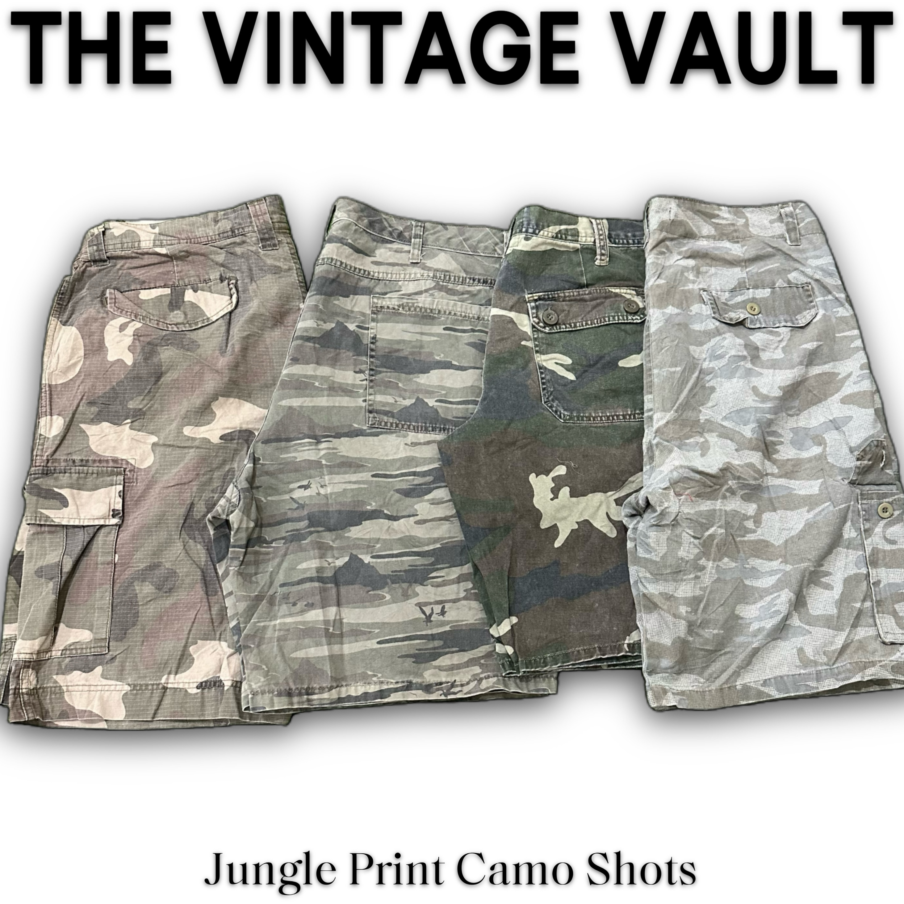 Jungle Print Camo Shorts