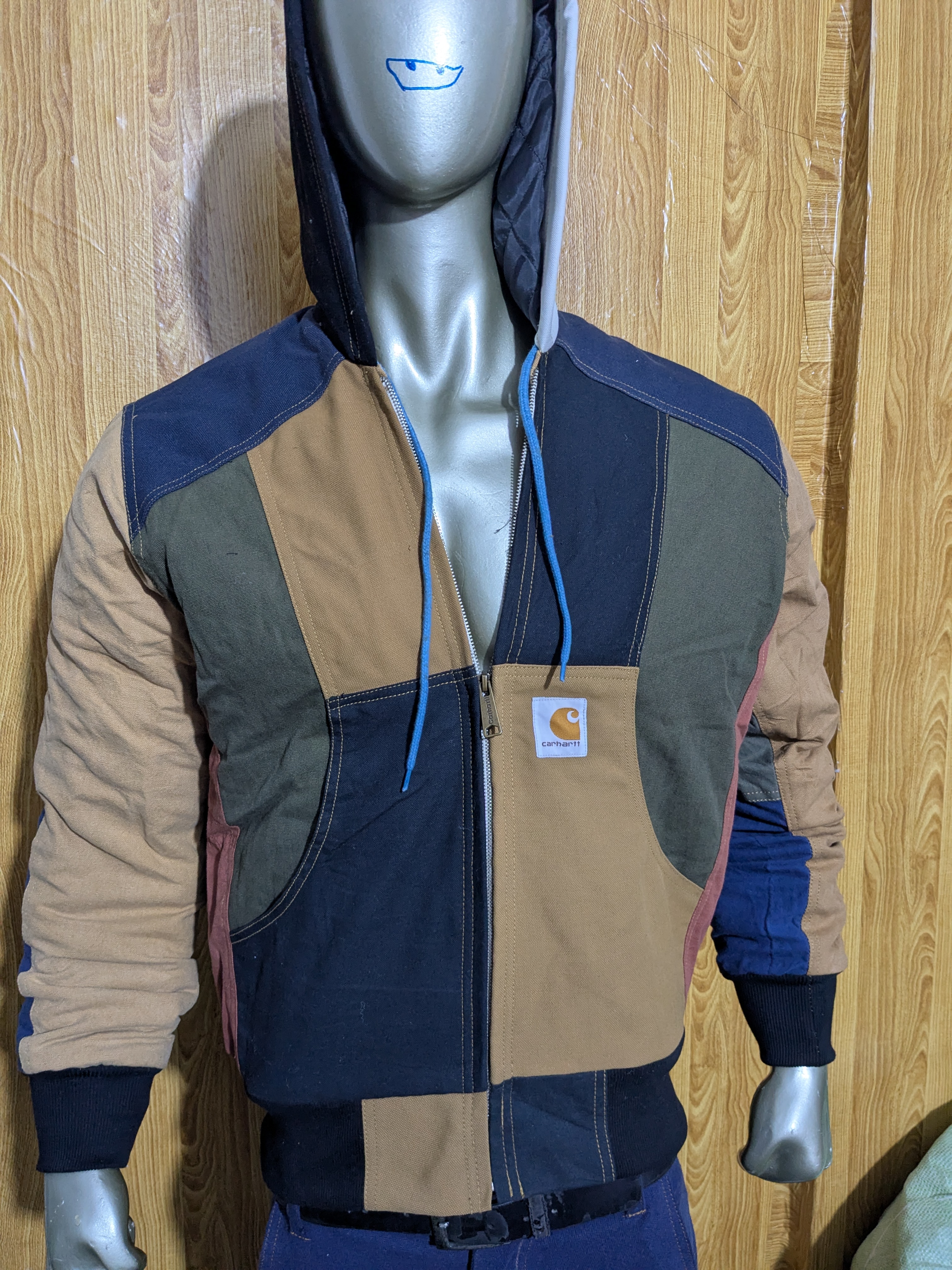 Upcycle Carhartt Box jacket Hoodie