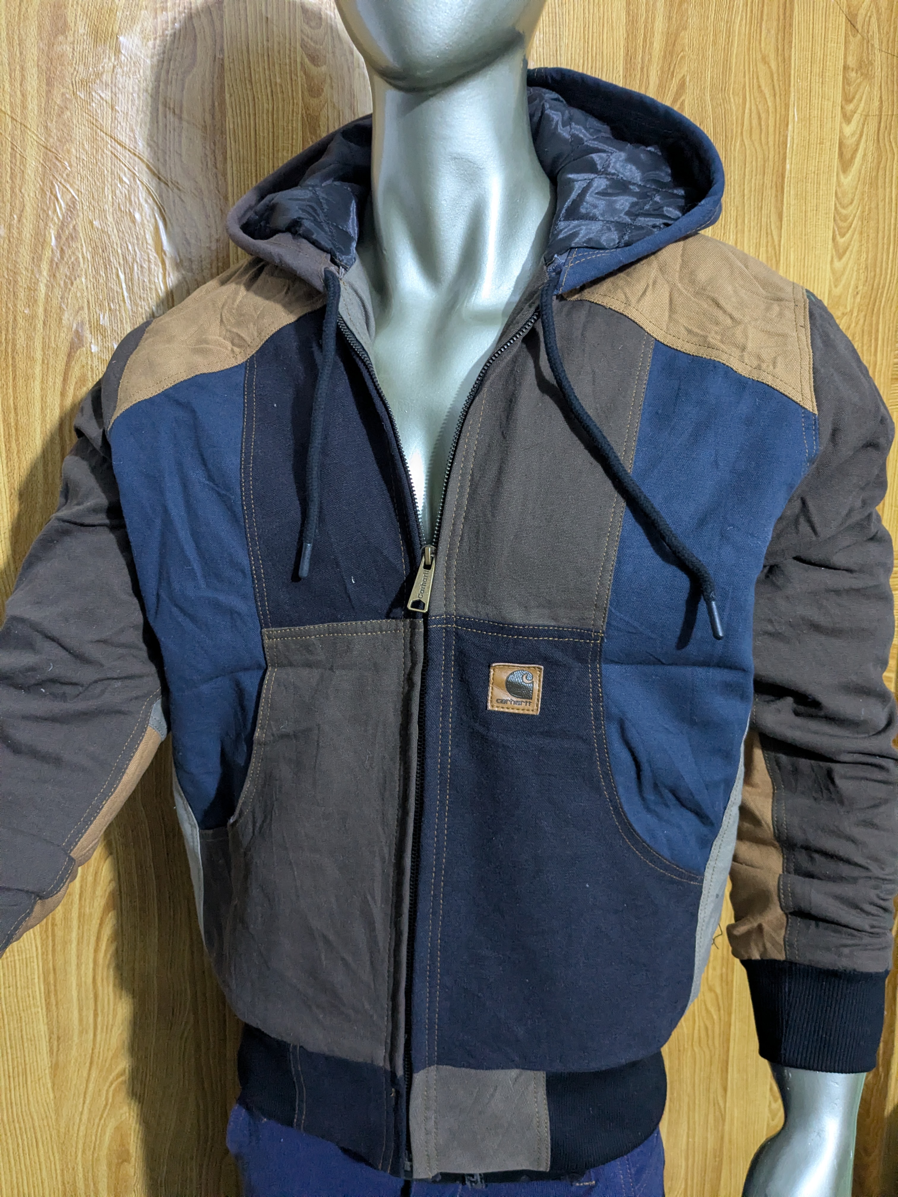 Upcycle Carhartt Hoodie jacket multi Box