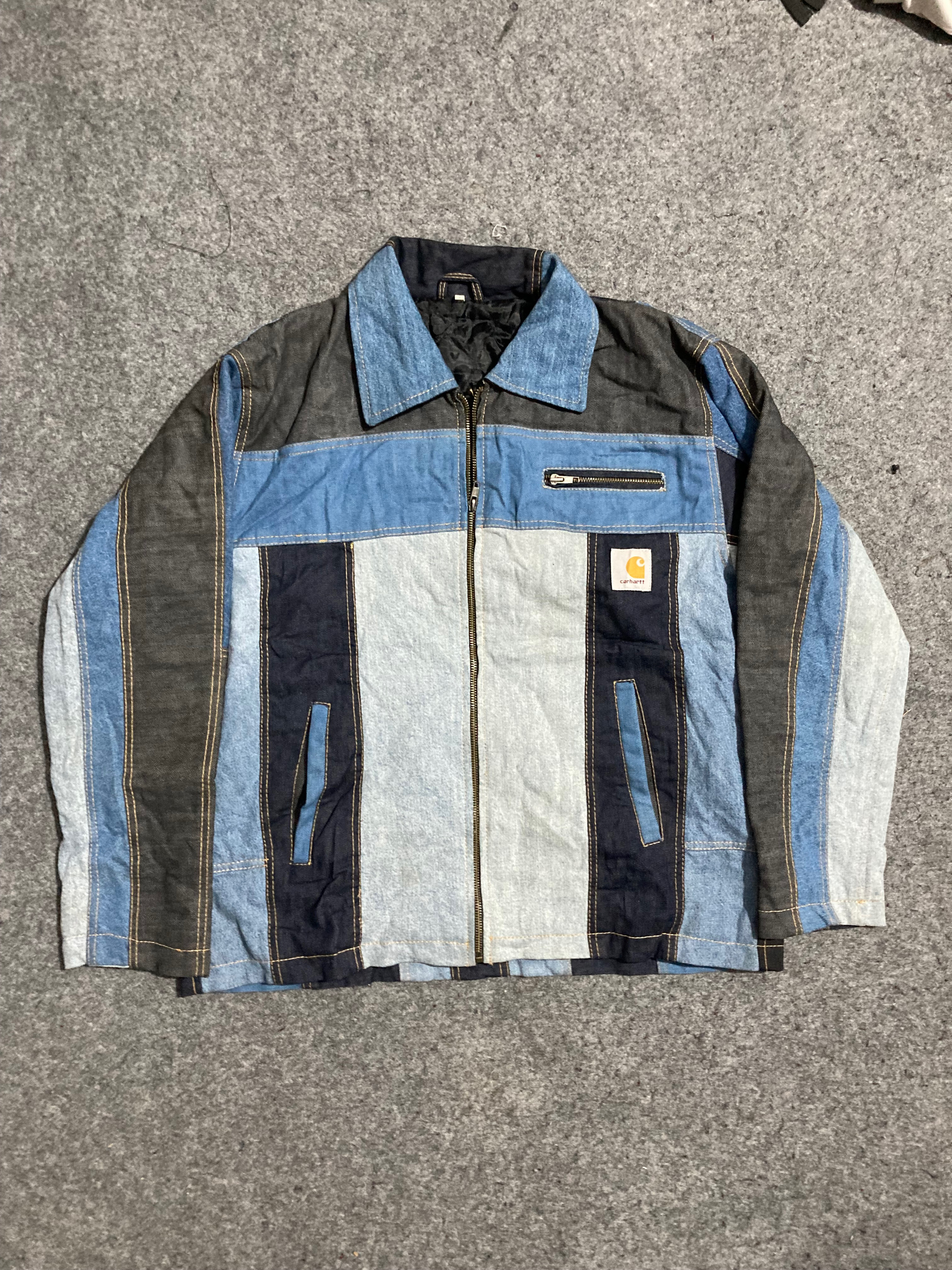 Upcycle Carhartt Denim Jeans Jacket