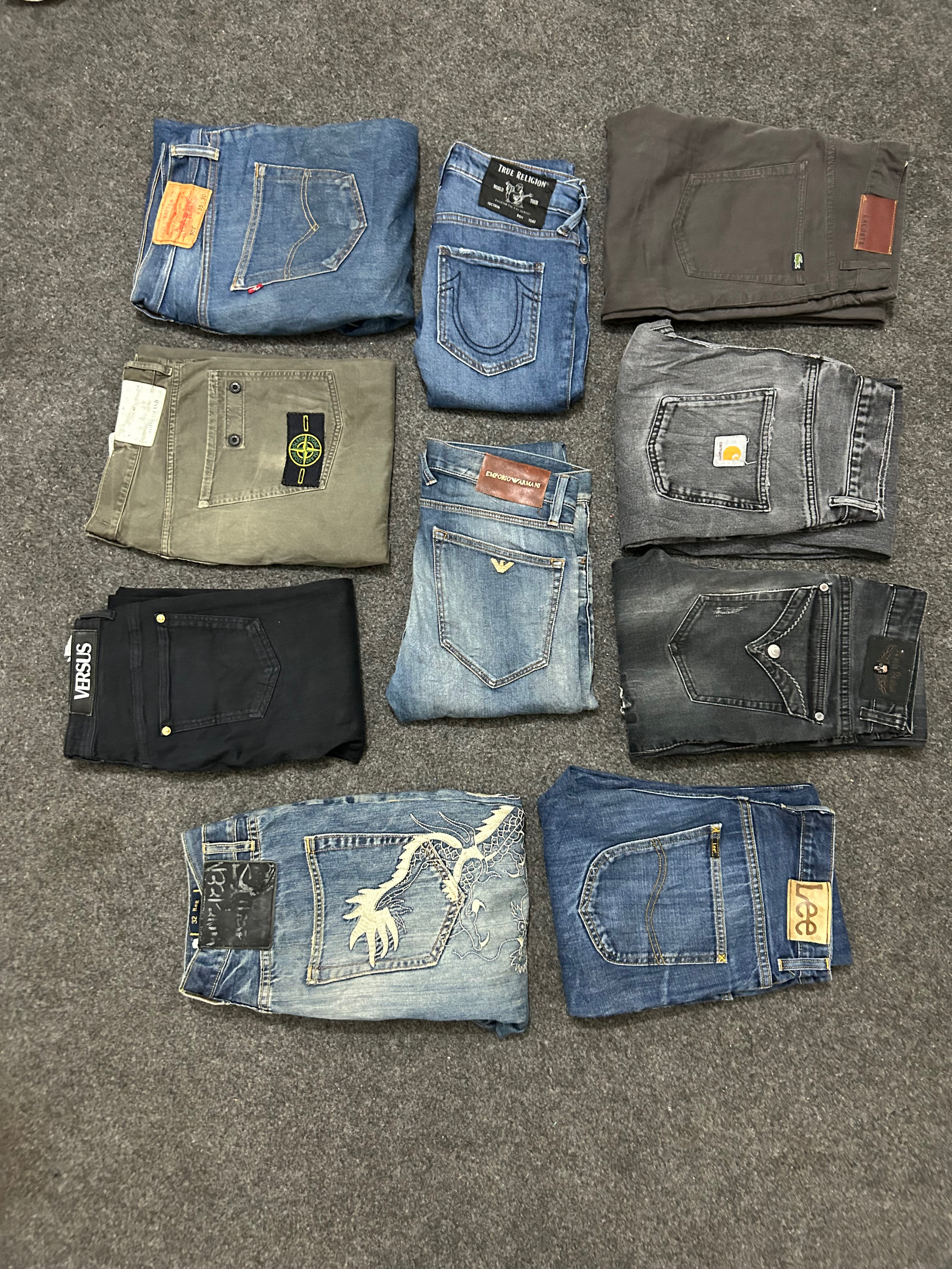 Mix brand jeans