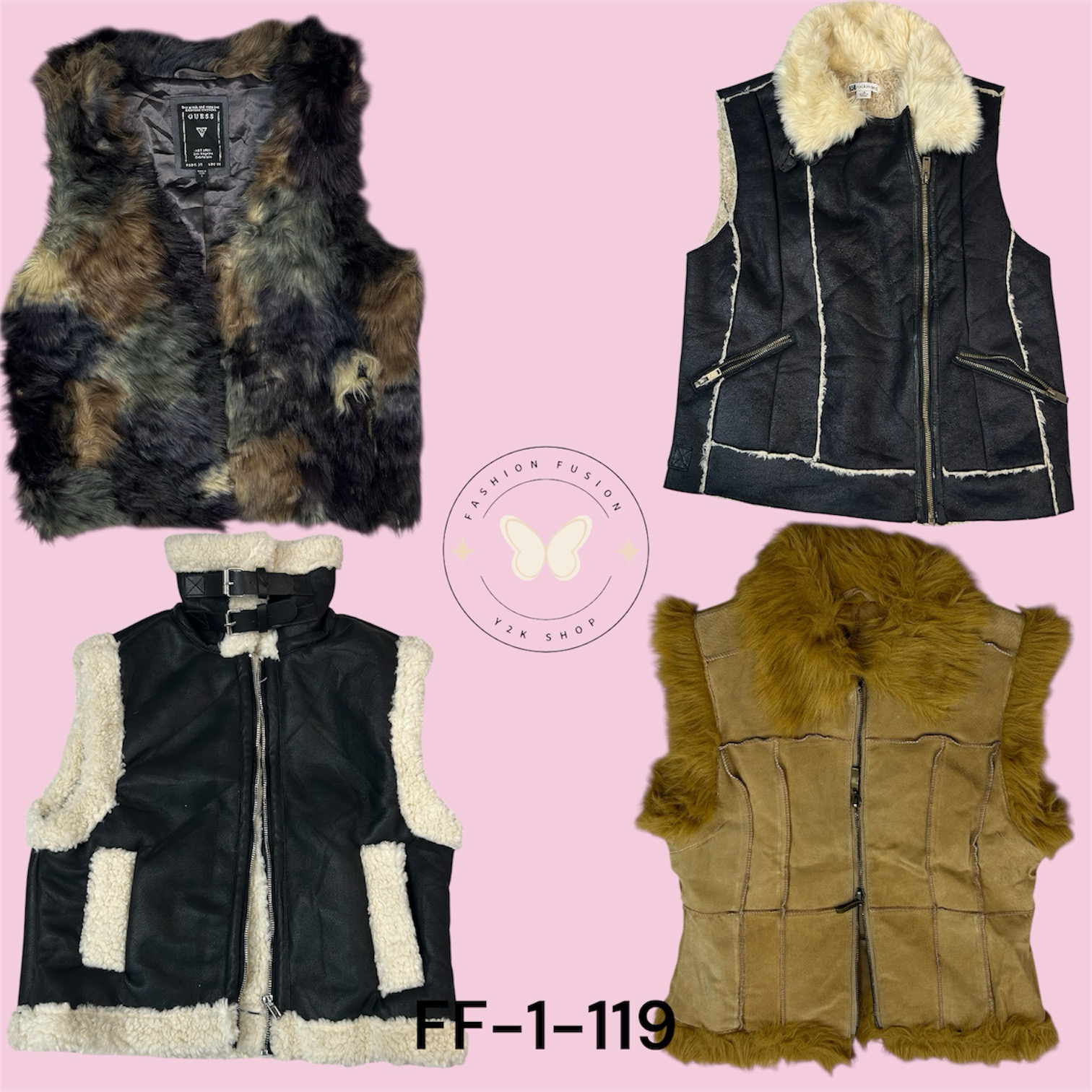 Premium Suede Fur Vest – Winter Collection (FF-1-119)