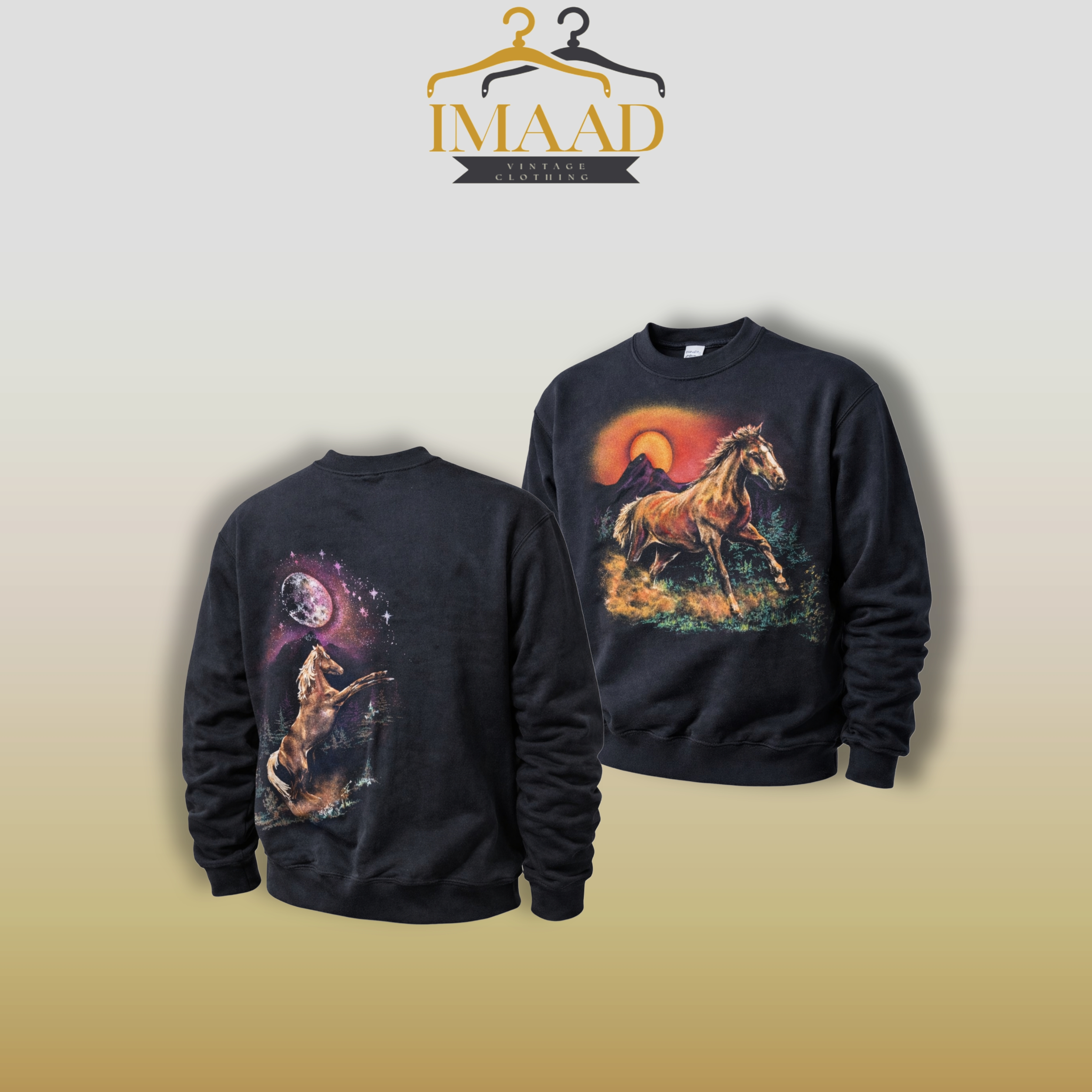 Vintage printed sweatshirt