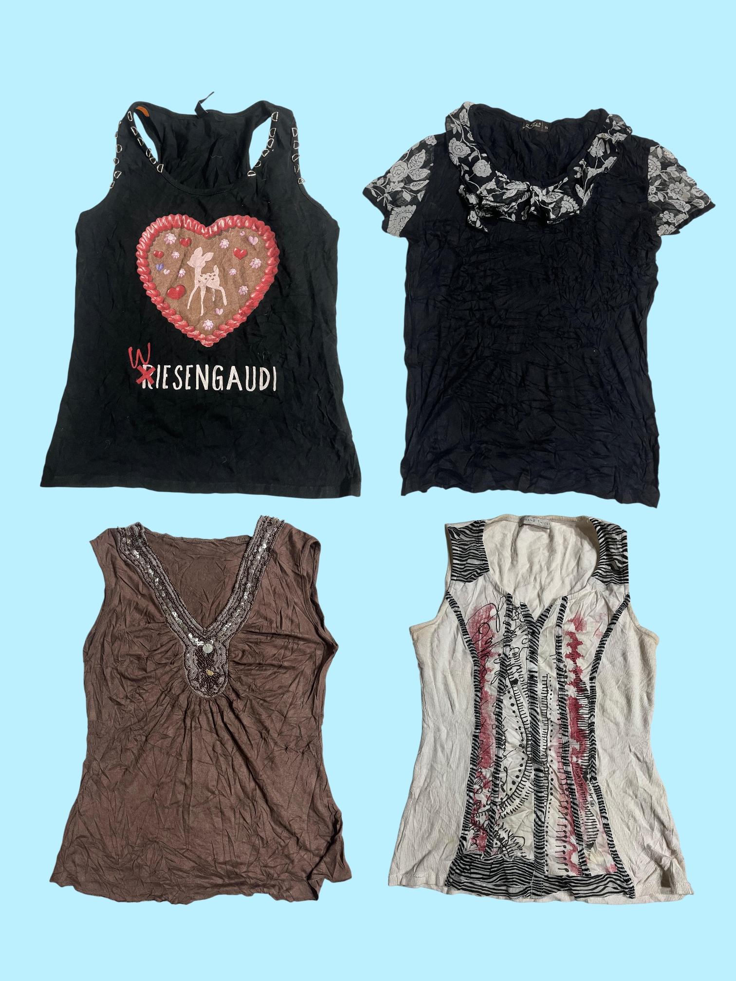 Y2k Tank Tops(TM015)