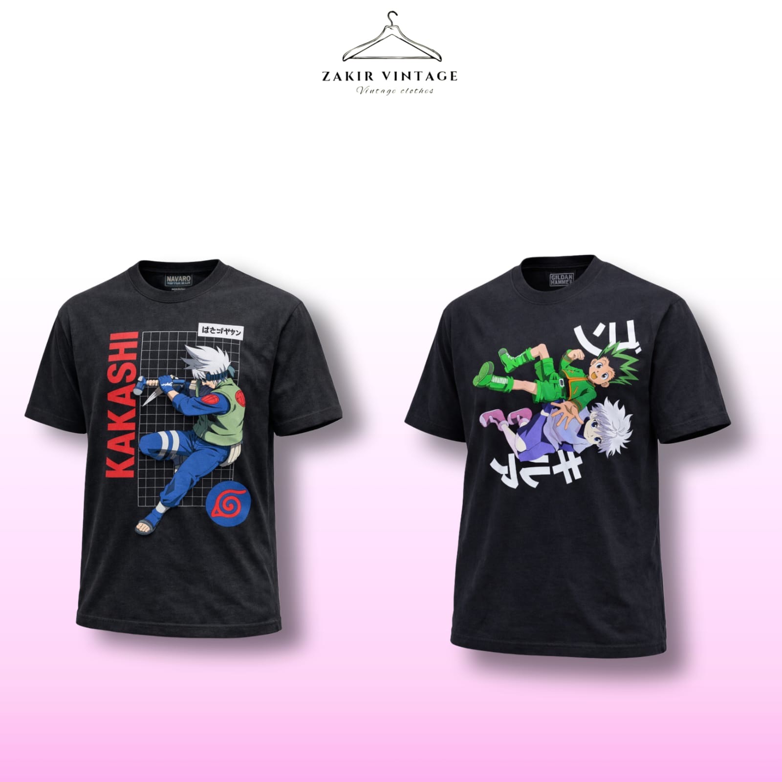 Camisetas Impressas de Desenho Japonês