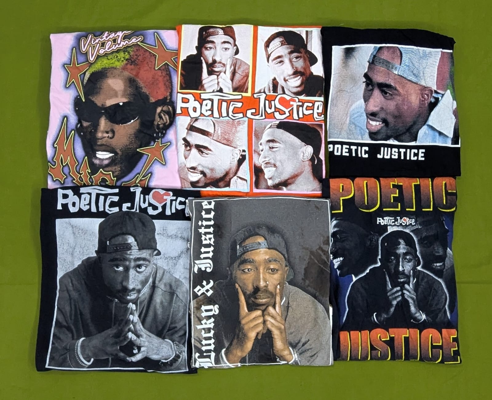 RV1982 Poetic justice Band Tshirts